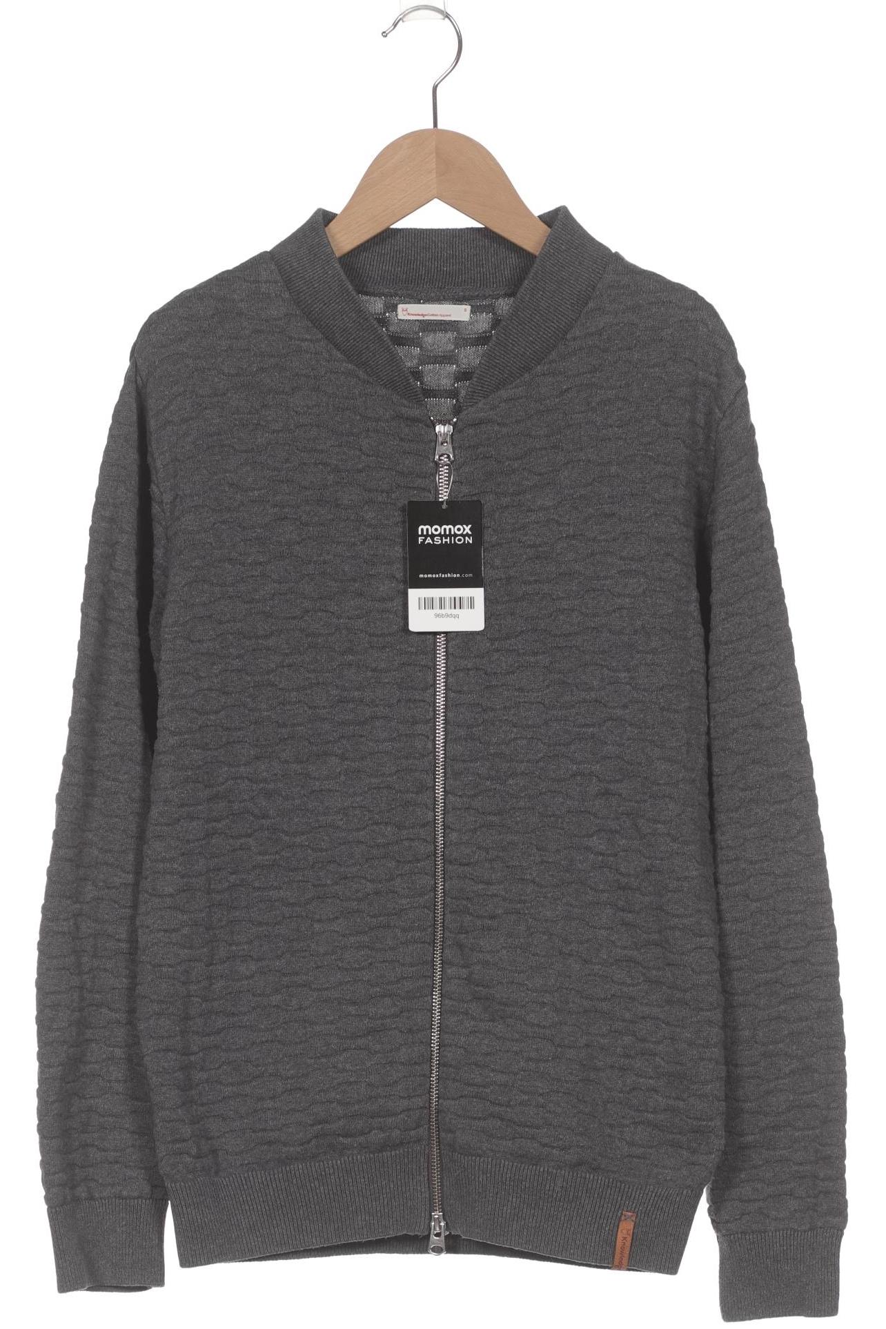 

Knowledge Cotton Apparel Herren Strickjacke, grau, Gr. 46