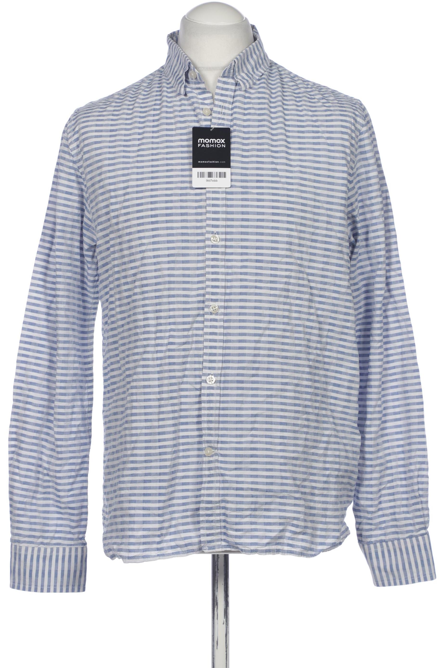 

Knowledge Cotton Apparel Herren Hemd, blau, Gr. 52