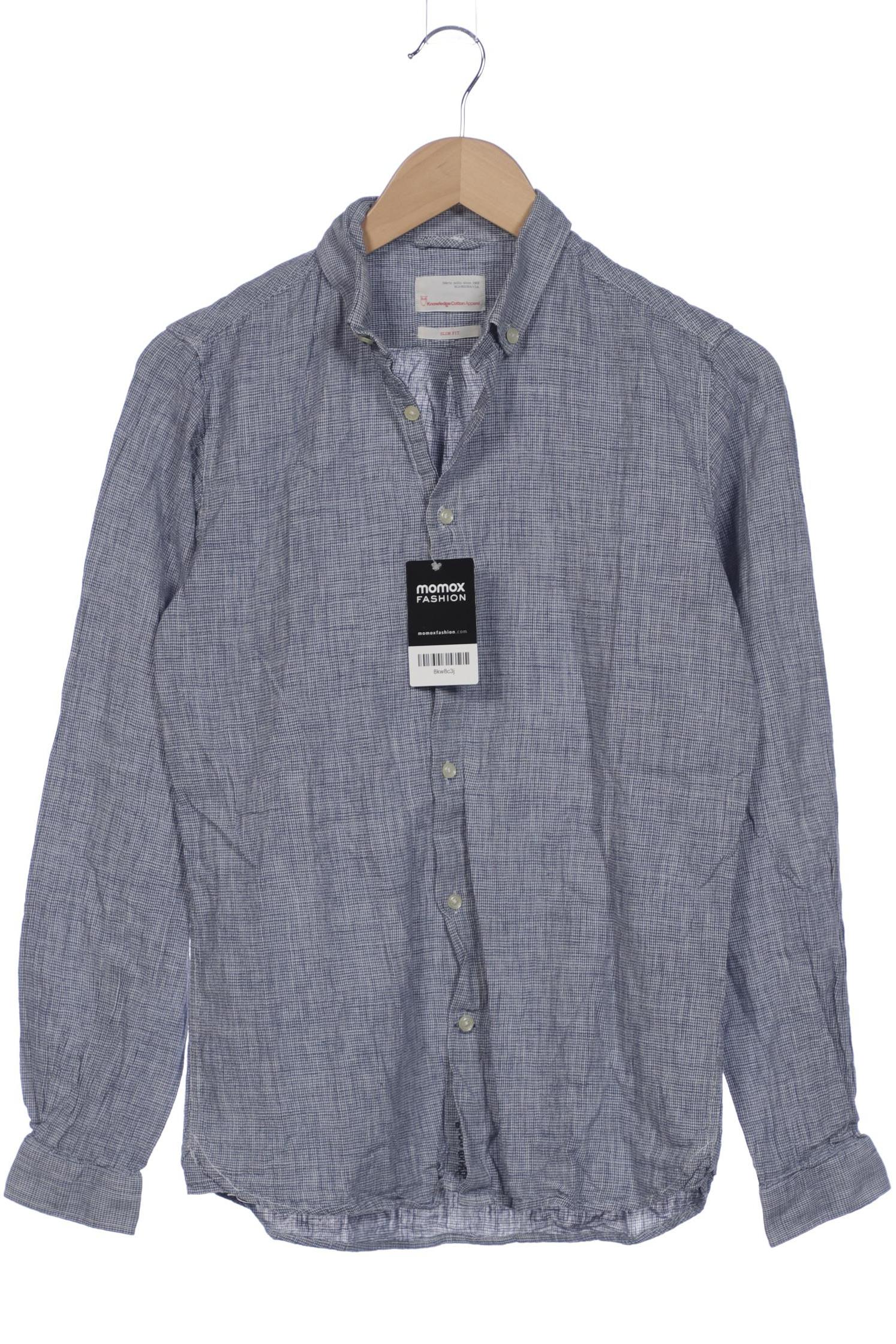 

Knowledge Cotton Apparel Herren Hemd, blau, Gr. 46