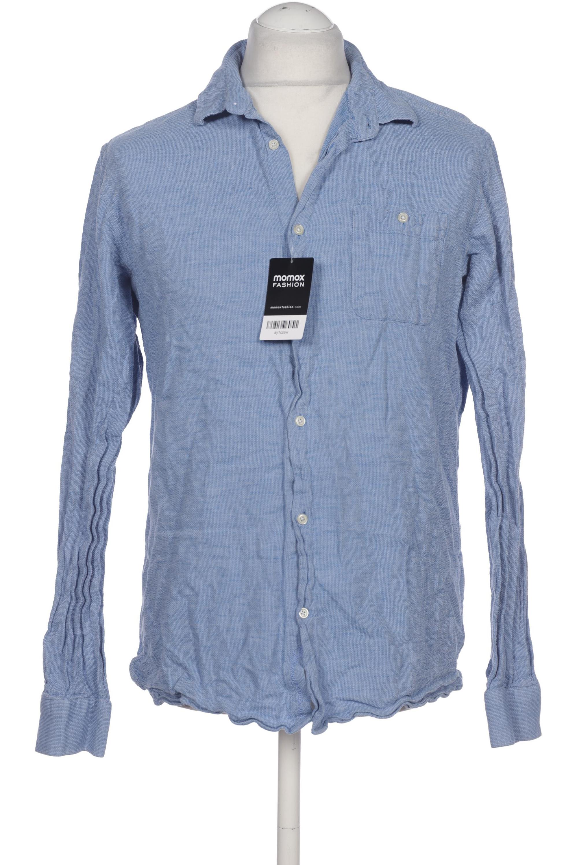 

Knowledge Cotton Apparel Herren Hemd, blau, Gr. 54