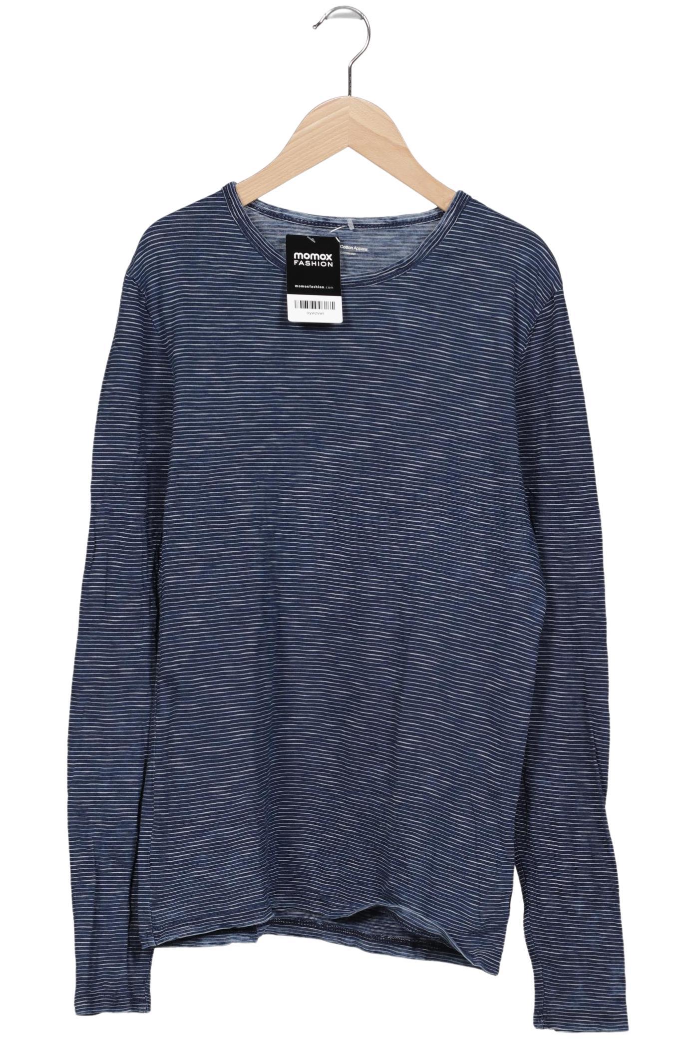 Thumbnail - Knowledge Cotton Apparel Herren Langarmshirt, marineblau, Gr. 48