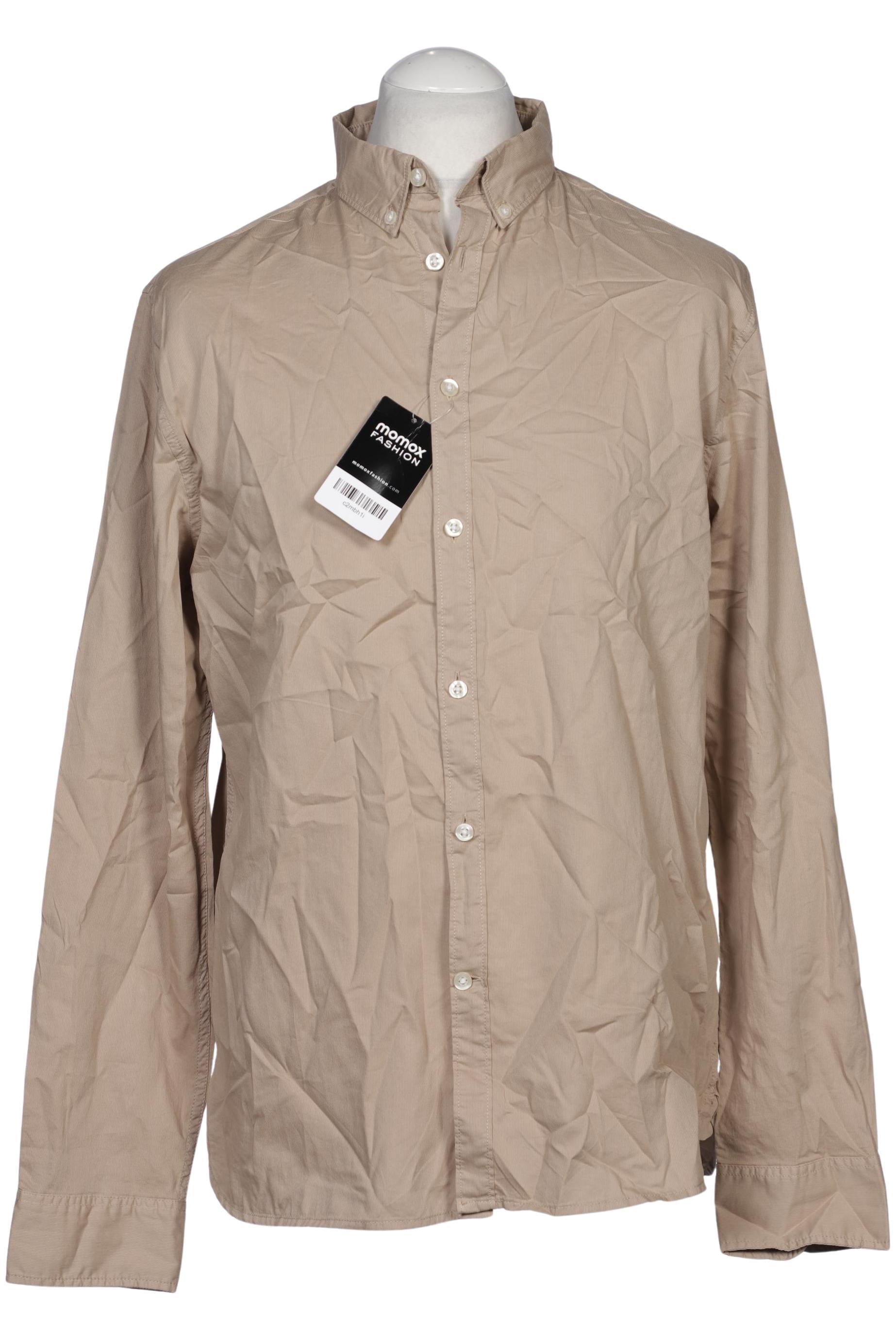 

Knowledge Cotton Apparel Herren Hemd, beige, Gr. 52