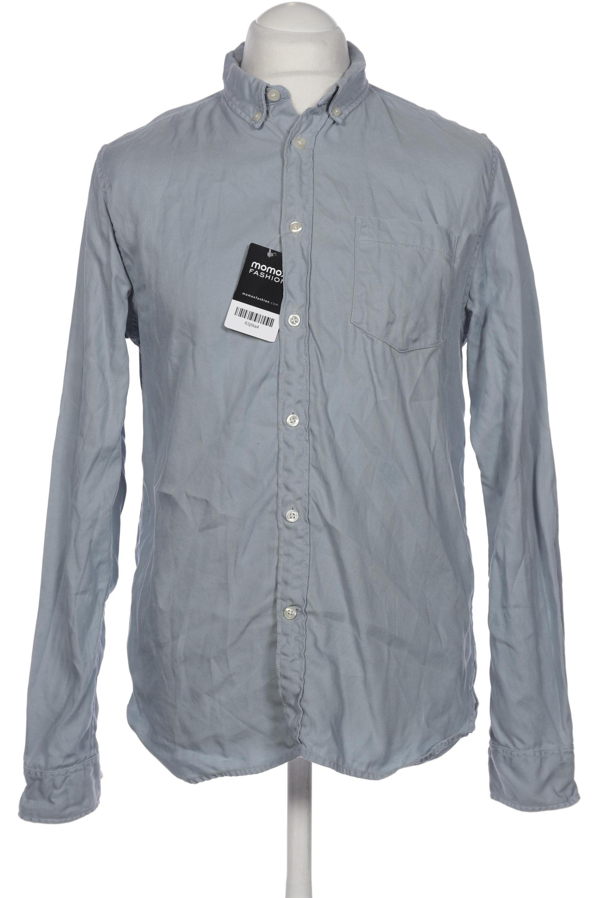 

Knowledge Cotton Apparel Herren Hemd, blau, Gr. 48