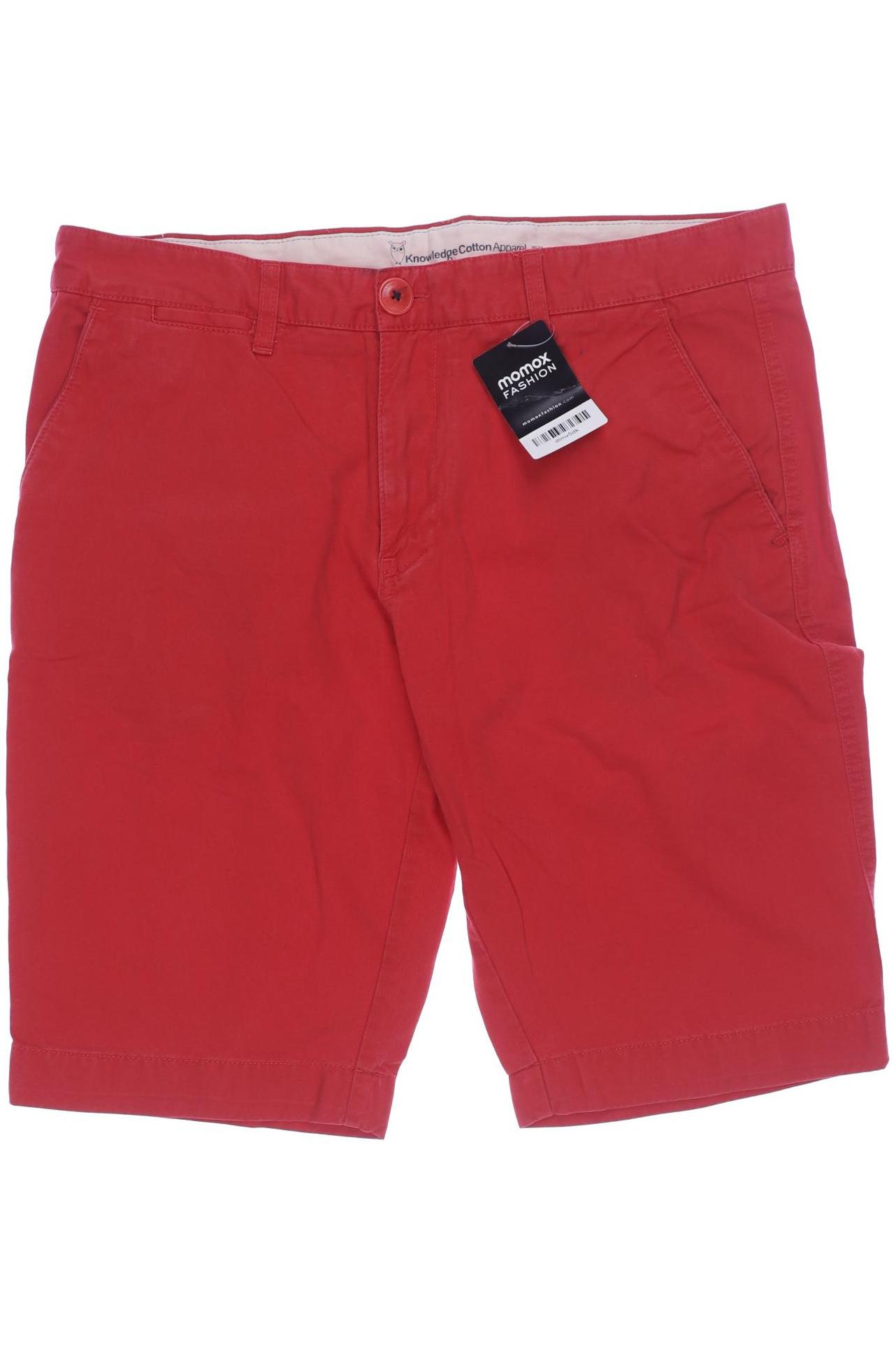 

Knowledge Cotton Apparel Herren Shorts, rot, Gr. 34