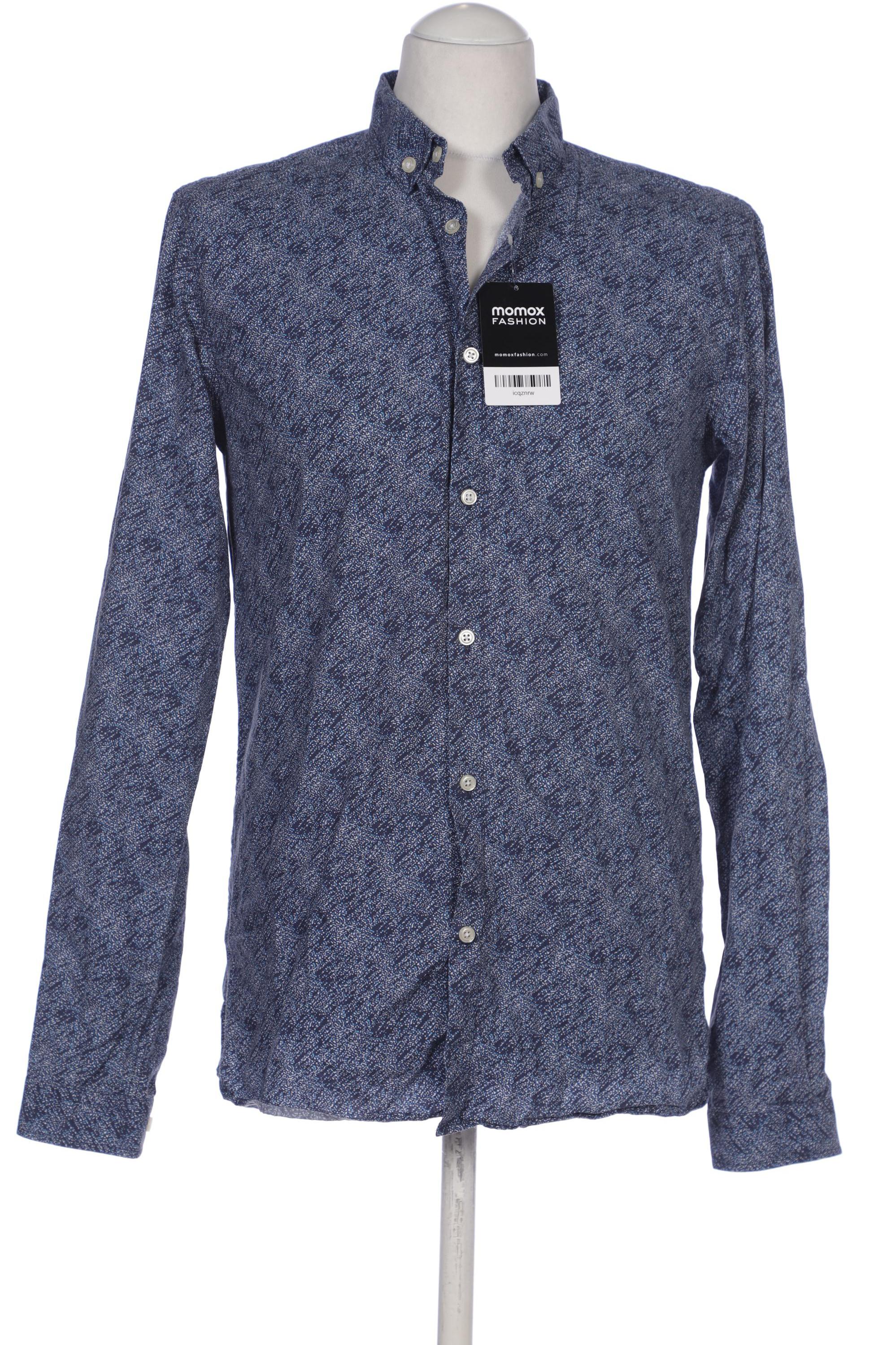 

Knowledge Cotton Apparel Herren Hemd, blau, Gr. 48