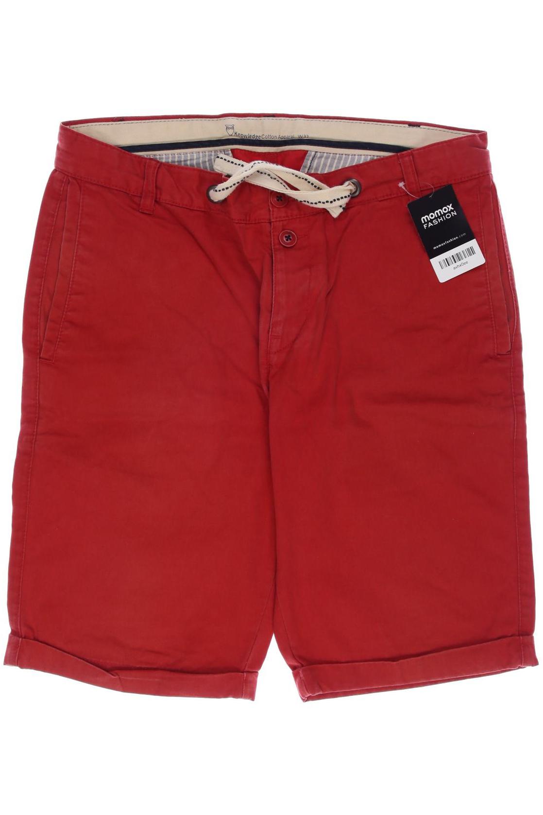 

Knowledge Cotton Apparel Herren Shorts, rot, Gr. 33