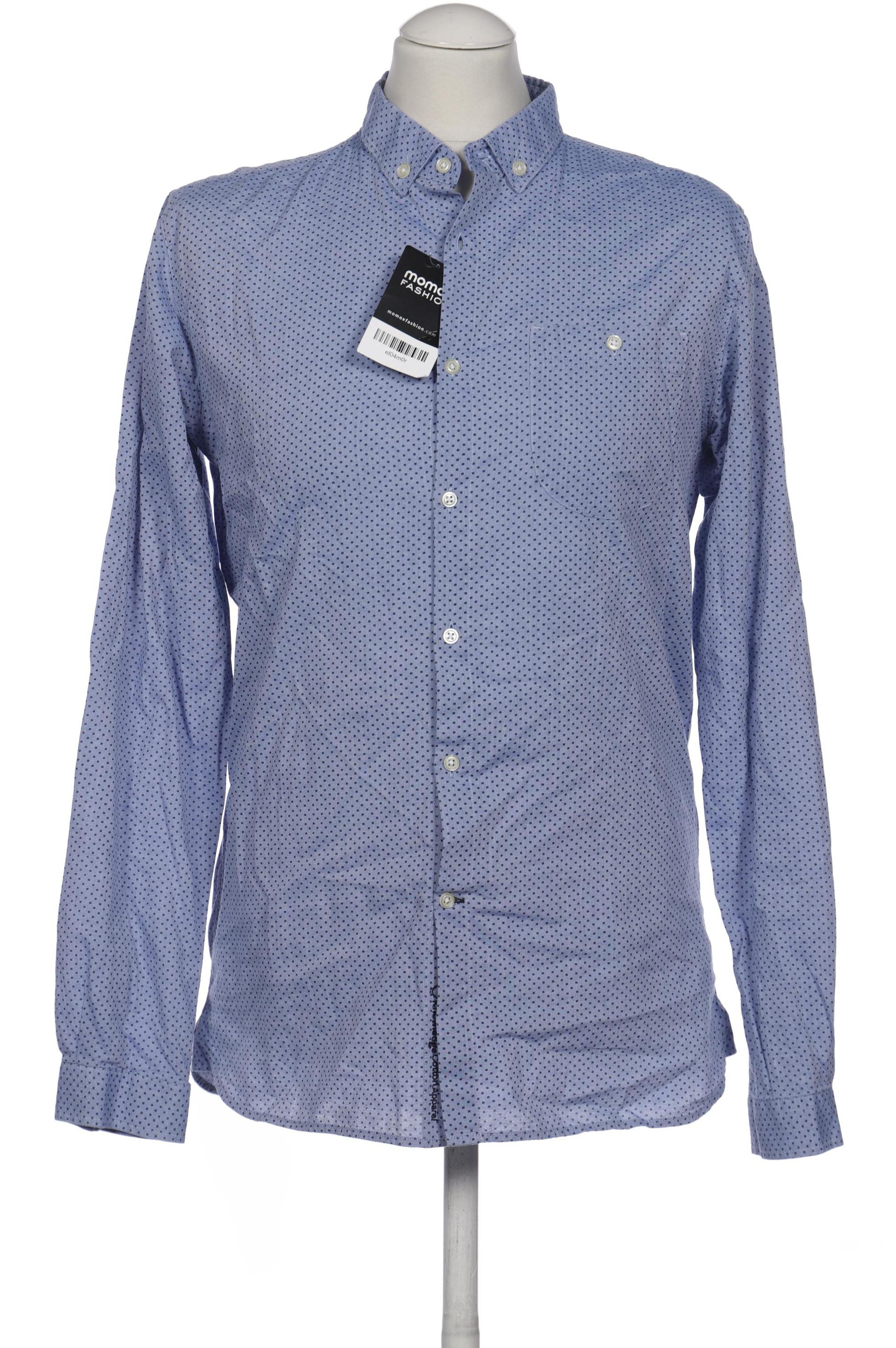 

Knowledge Cotton Apparel Herren Hemd, blau