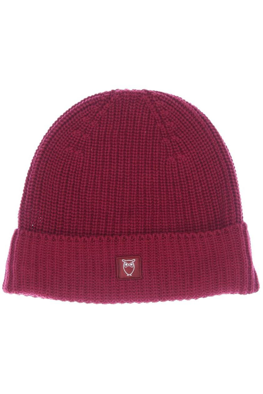 

Knowledge Cotton Apparel Herren Hut/Mütze, bordeaux, Gr. uni