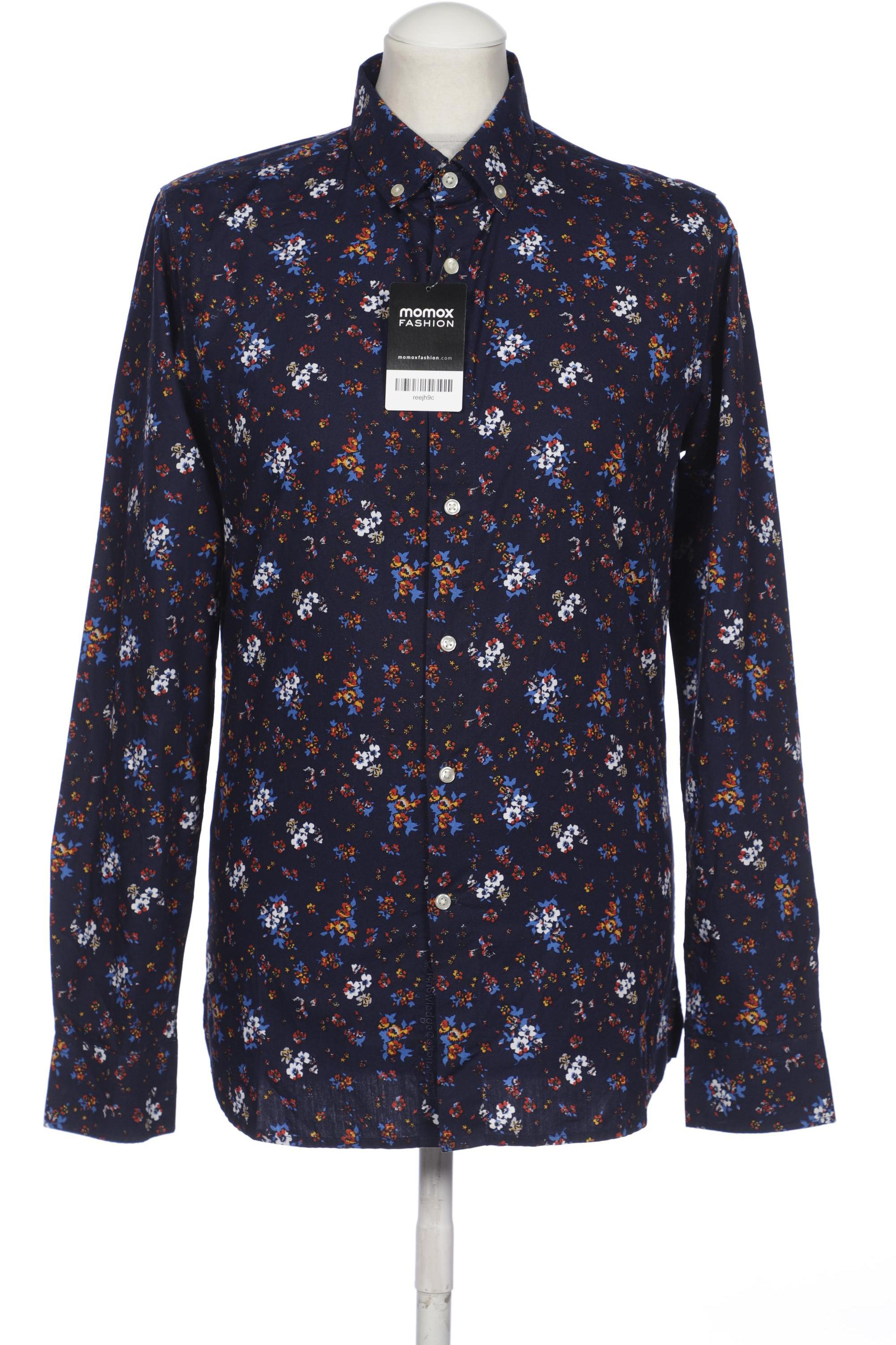 

Knowledge Cotton Apparel Herren Hemd, marineblau