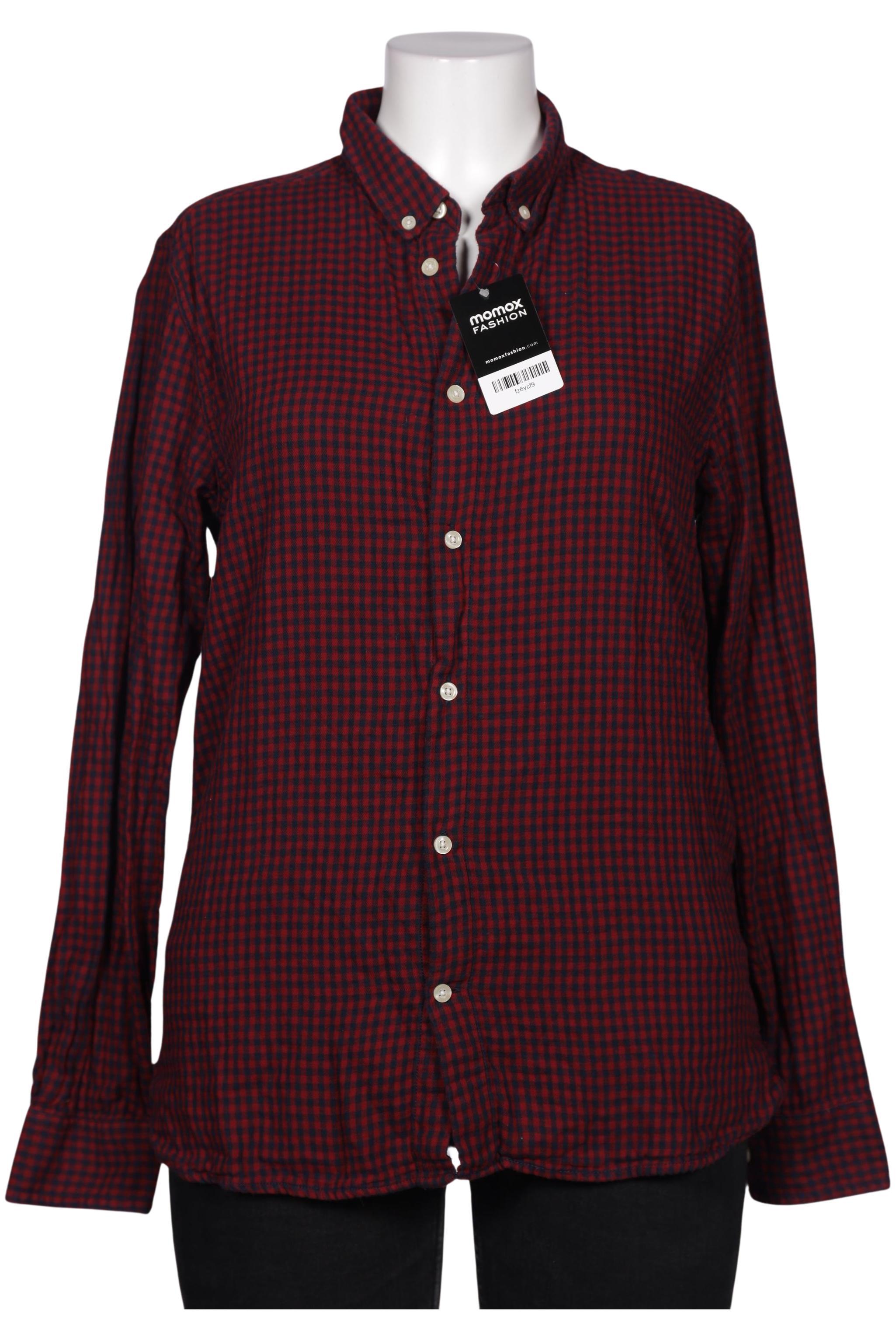 

Knowledge Cotton Apparel Herren Hemd, bordeaux, Gr. 52