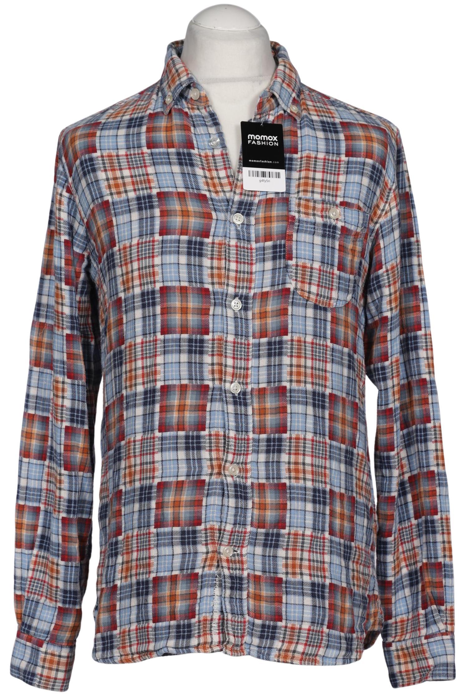 

Knowledge Cotton Apparel Herren Hemd, blau, Gr. 52