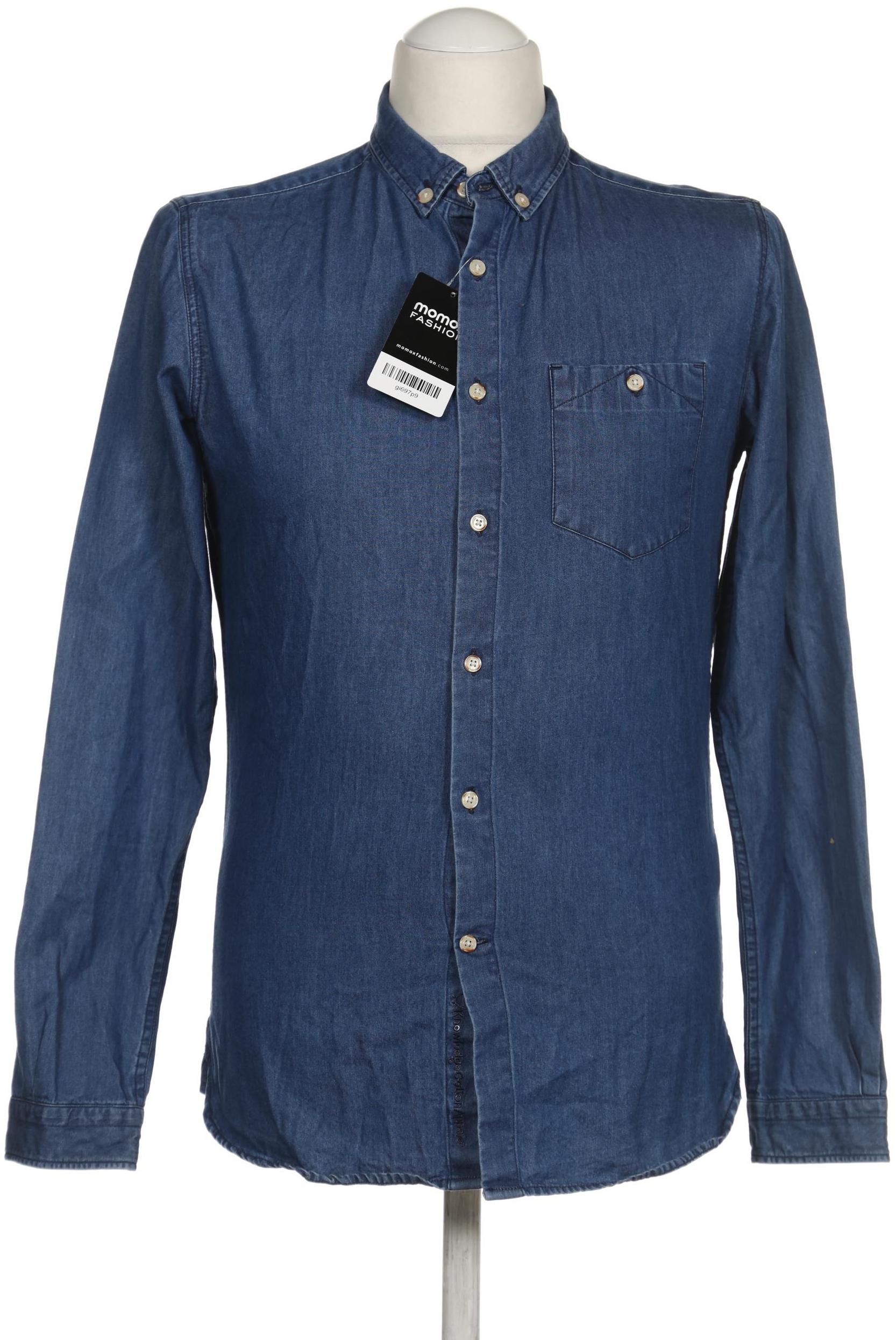 

Knowledge Cotton Apparel Herren Hemd, blau