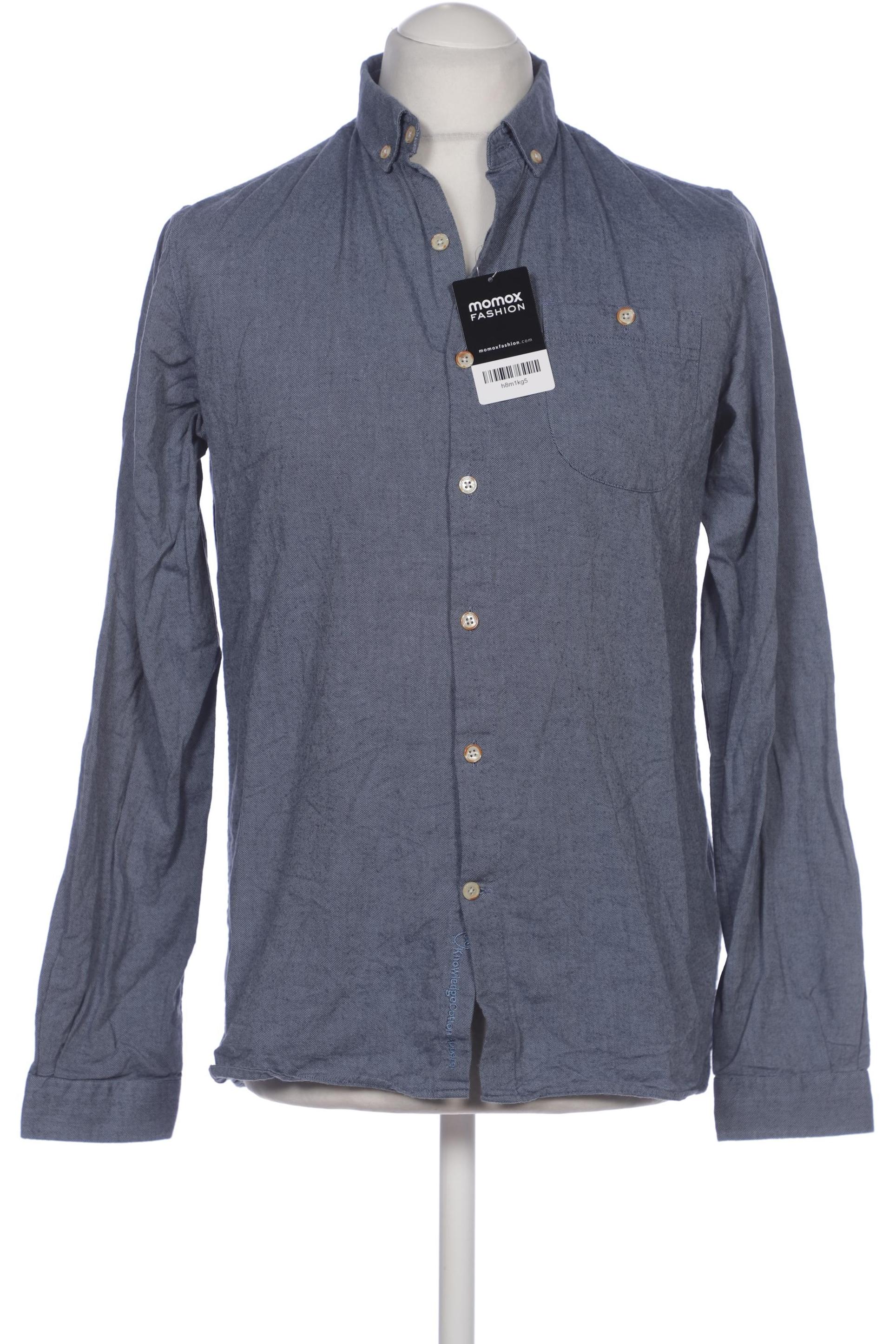 

Knowledge Cotton Apparel Herren Hemd, blau, Gr. 48