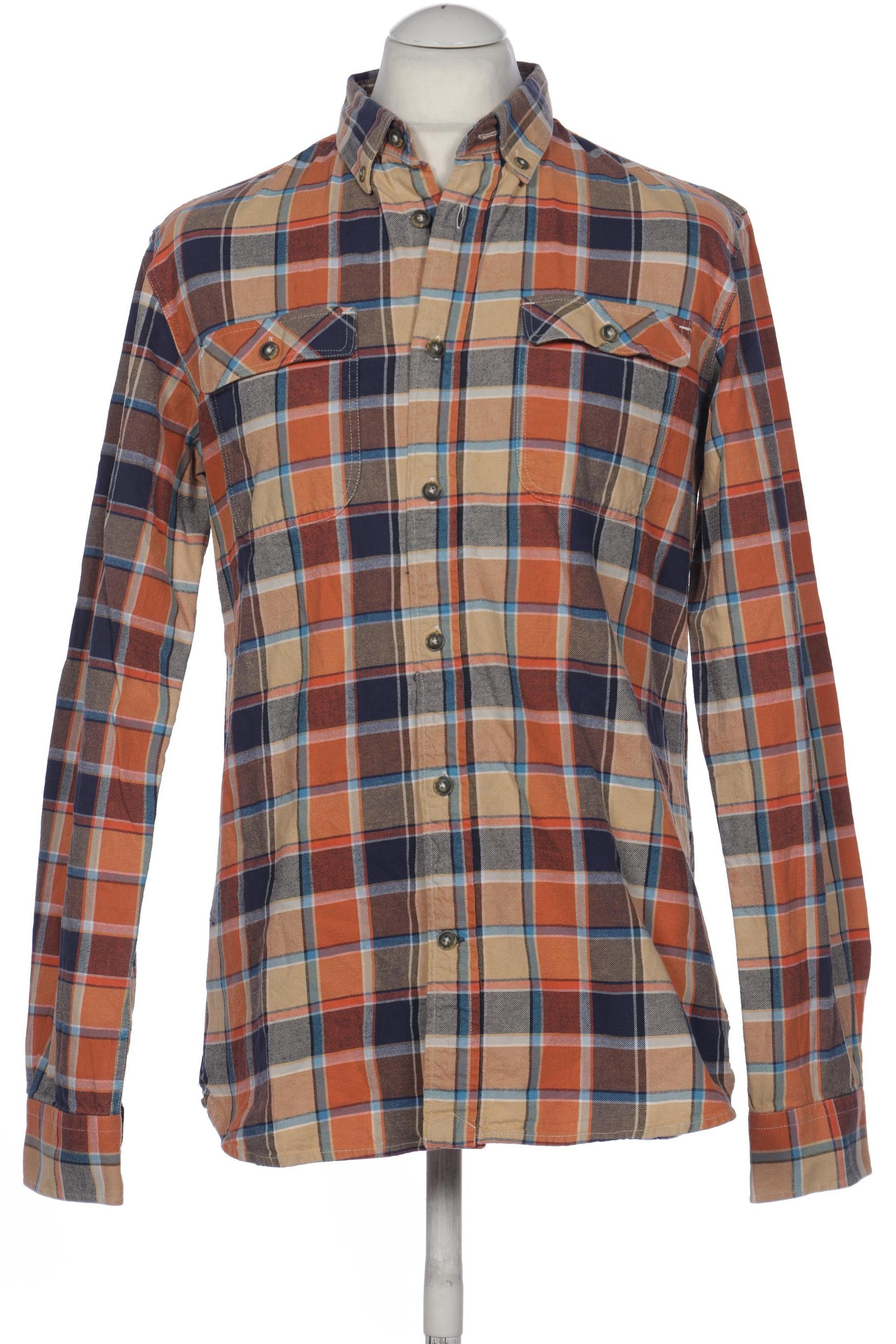 

Knowledge Cotton Apparel Herren Hemd, orange, Gr. 52