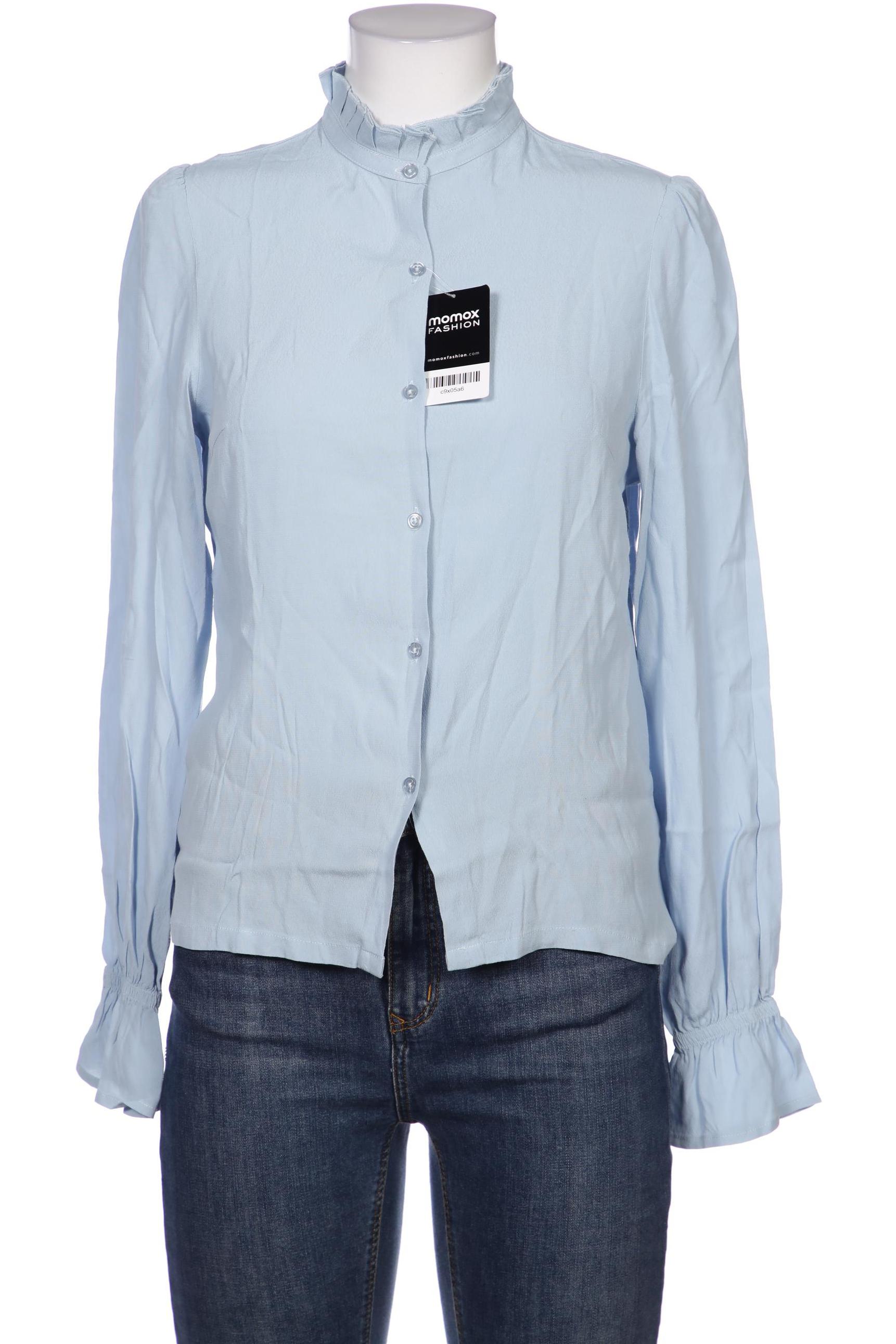 

Knowledge Cotton Apparel Damen Bluse, blau, Gr. 38