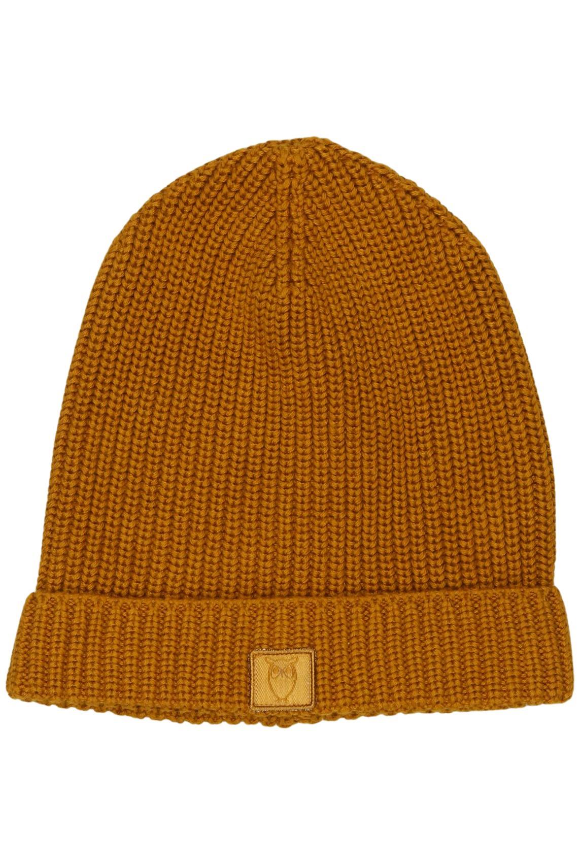 

Knowledge Cotton Apparel Herren Hut/Mütze, orange, Gr. uni