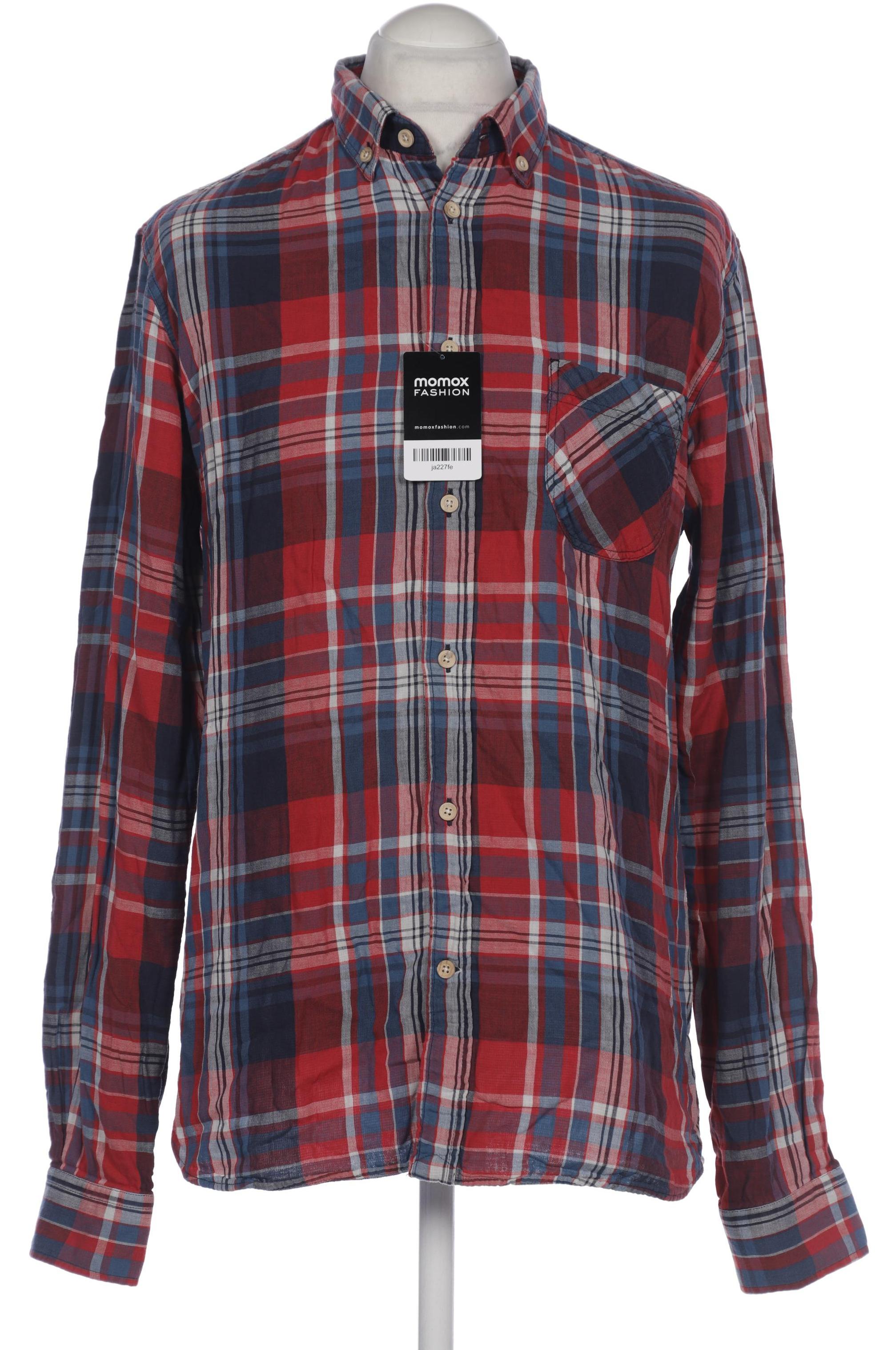 

Knowledge Cotton Apparel Herren Hemd, rot, Gr. 54