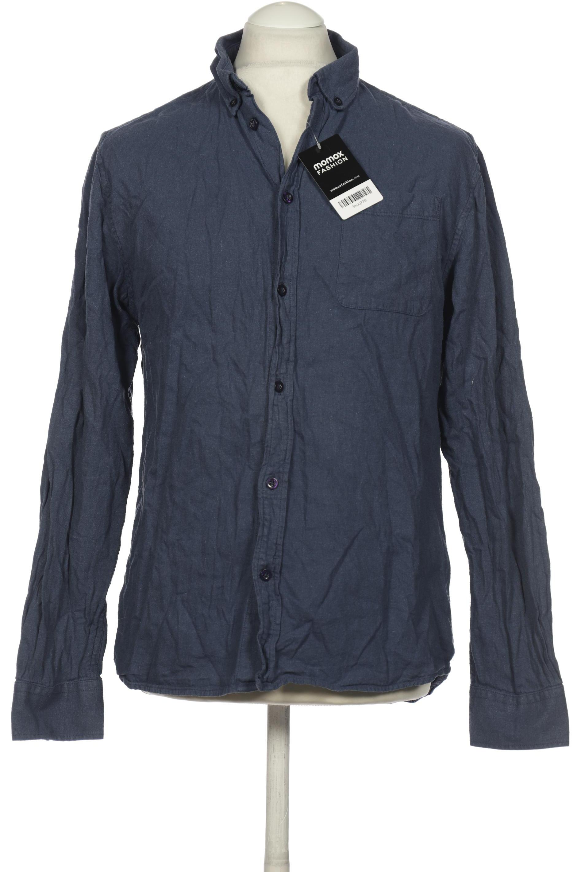 

Knowledge Cotton Apparel Herren Hemd, marineblau, Gr. 52