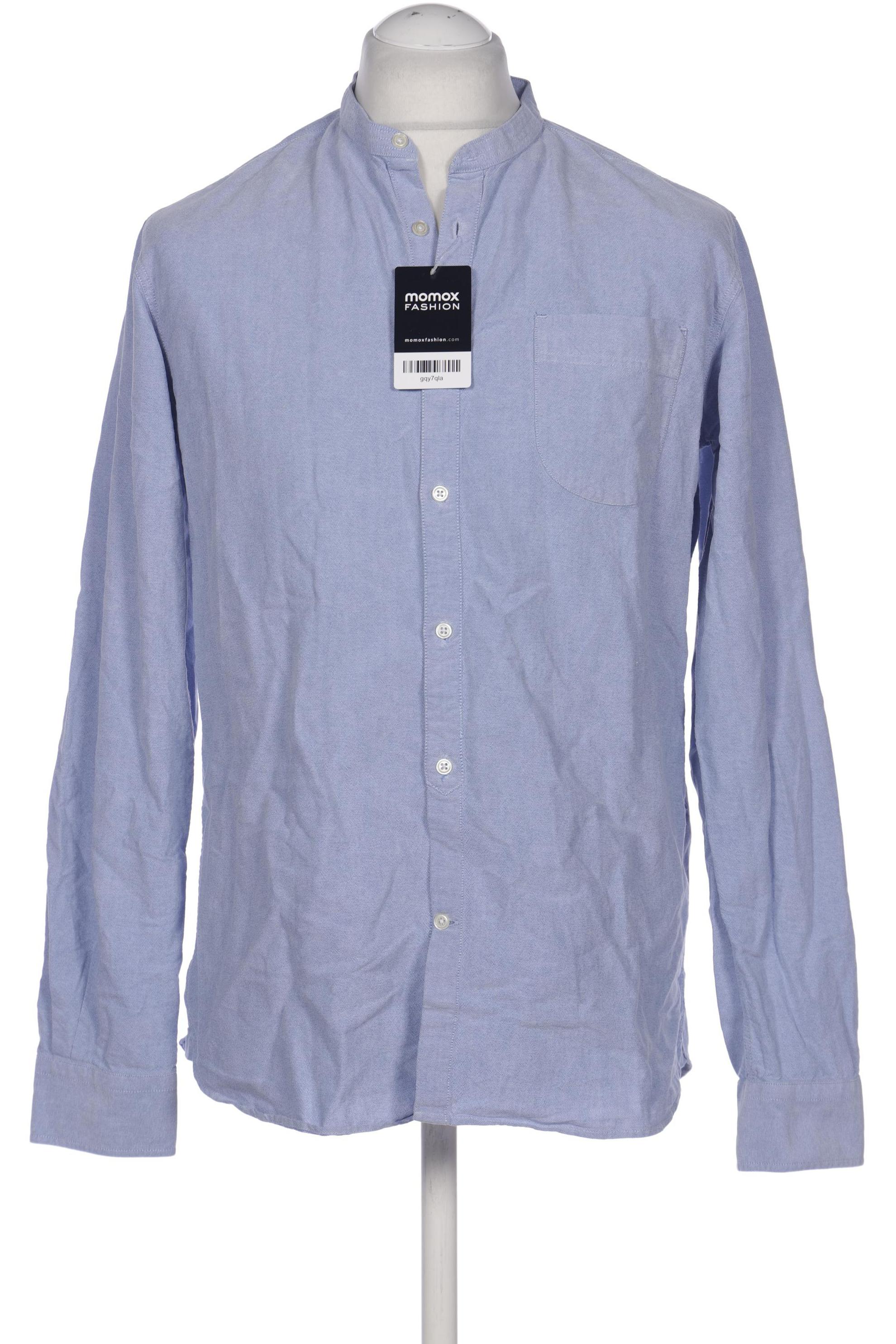 

Knowledge Cotton Apparel Herren Hemd, blau, Gr. 52