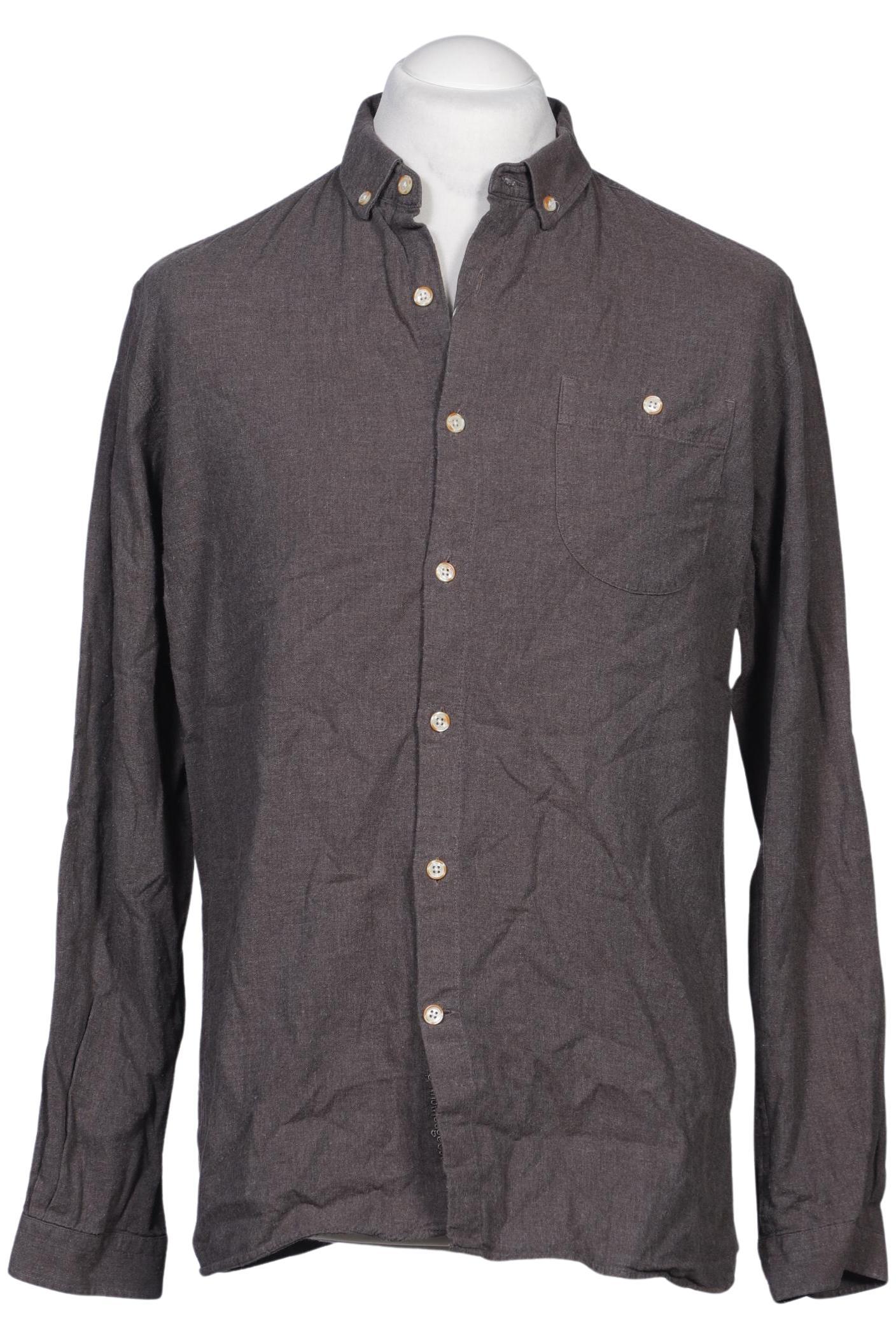 

Knowledge Cotton Apparel Herren Hemd, grau, Gr. 52