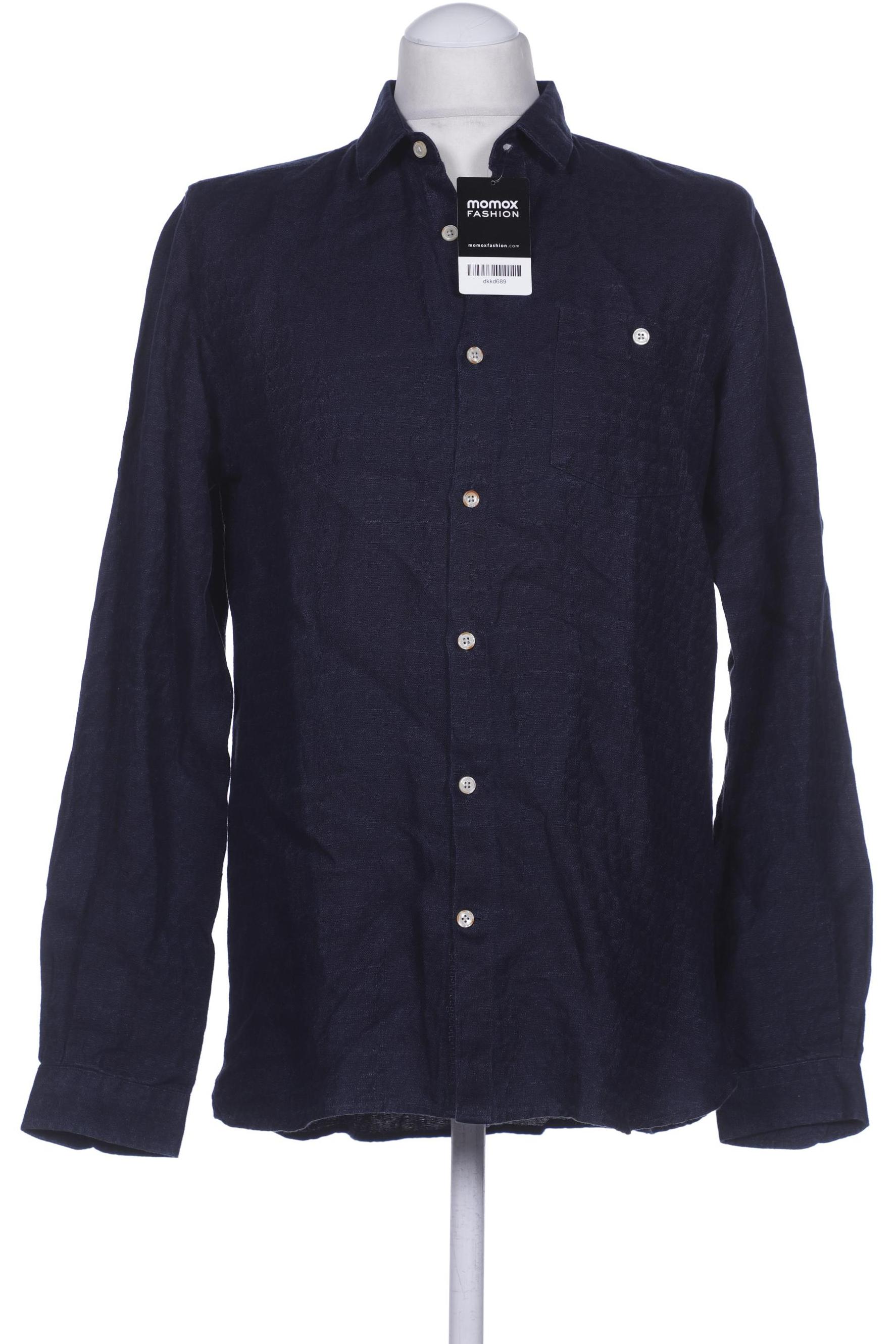 

Knowledge Cotton Apparel Herren Hemd, marineblau, Gr. 48