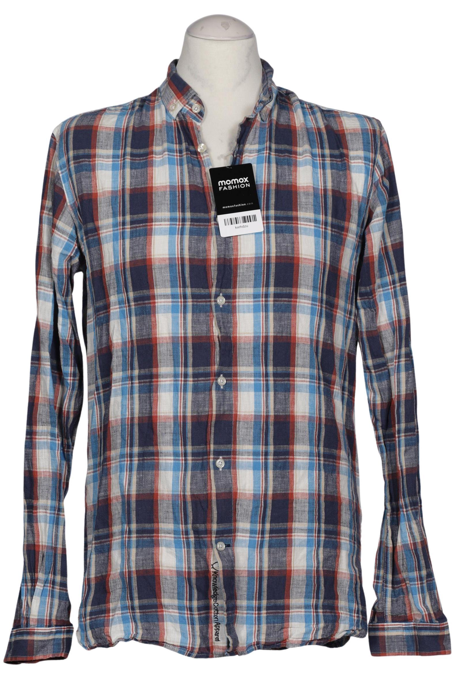 

Knowledge Cotton Apparel Herren Hemd, blau, Gr. 48