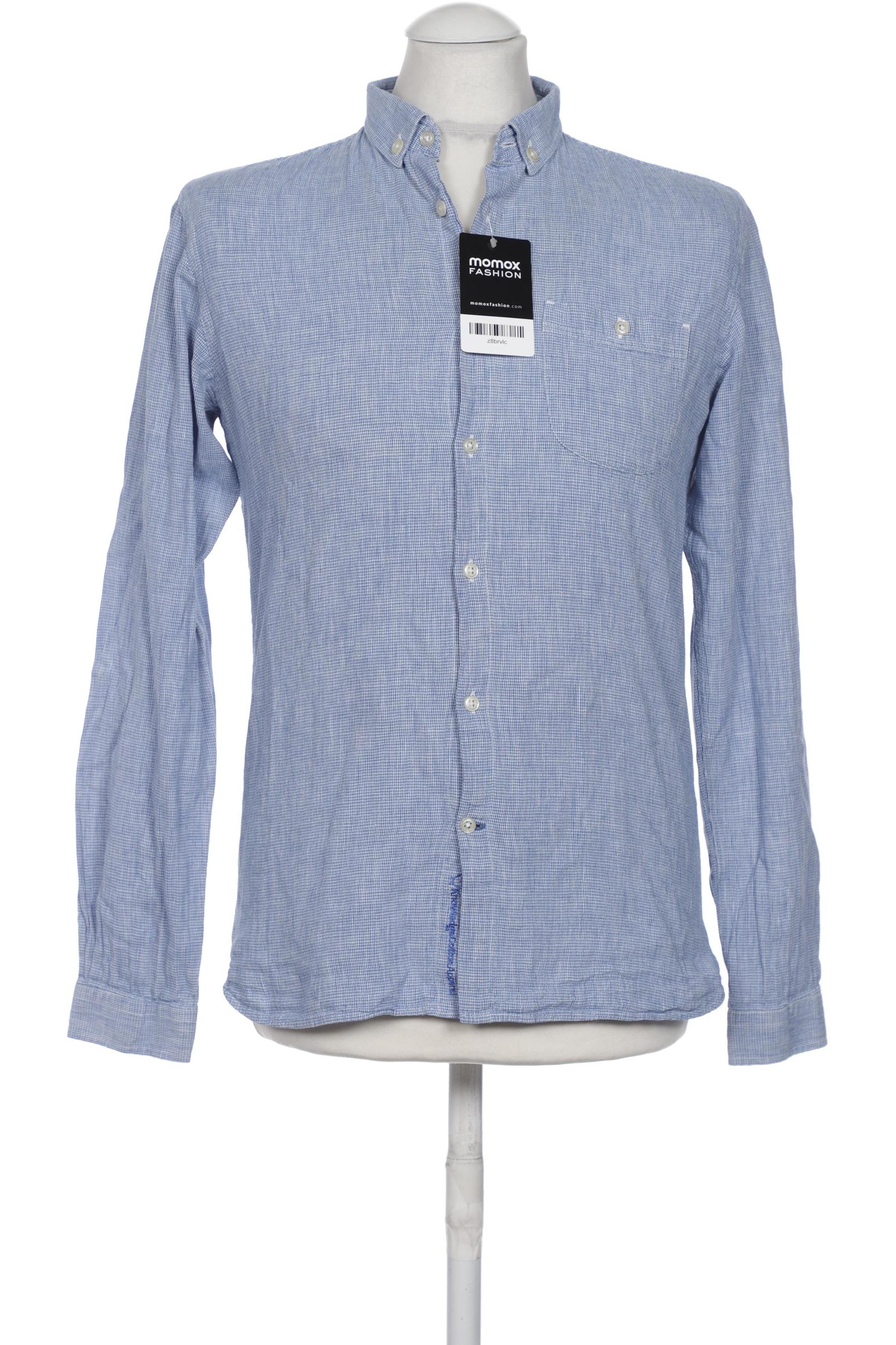 

Knowledge Cotton Apparel Herren Hemd, blau, Gr. 48