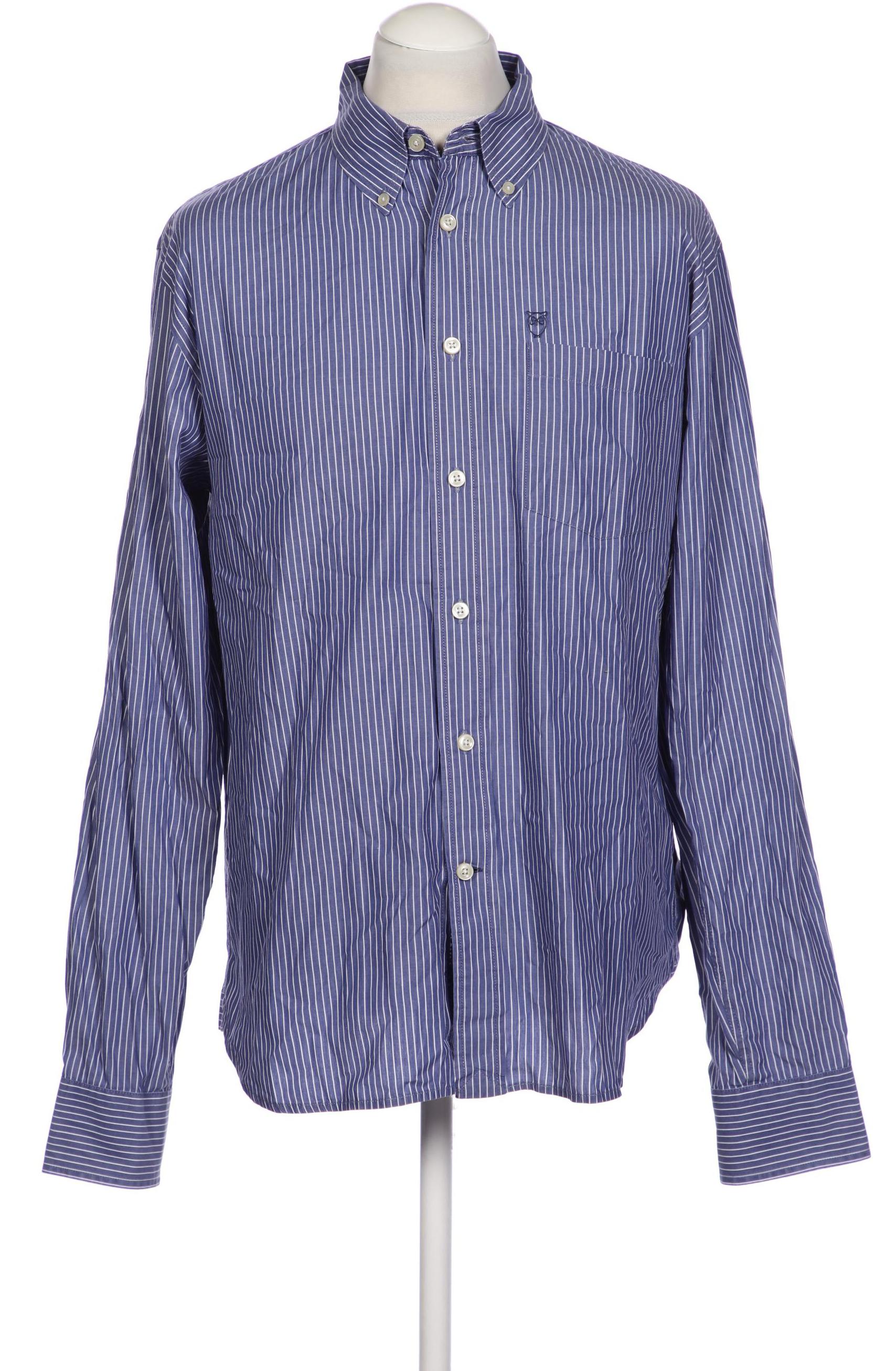 

Knowledge Cotton Apparel Herren Hemd, blau, Gr. 54