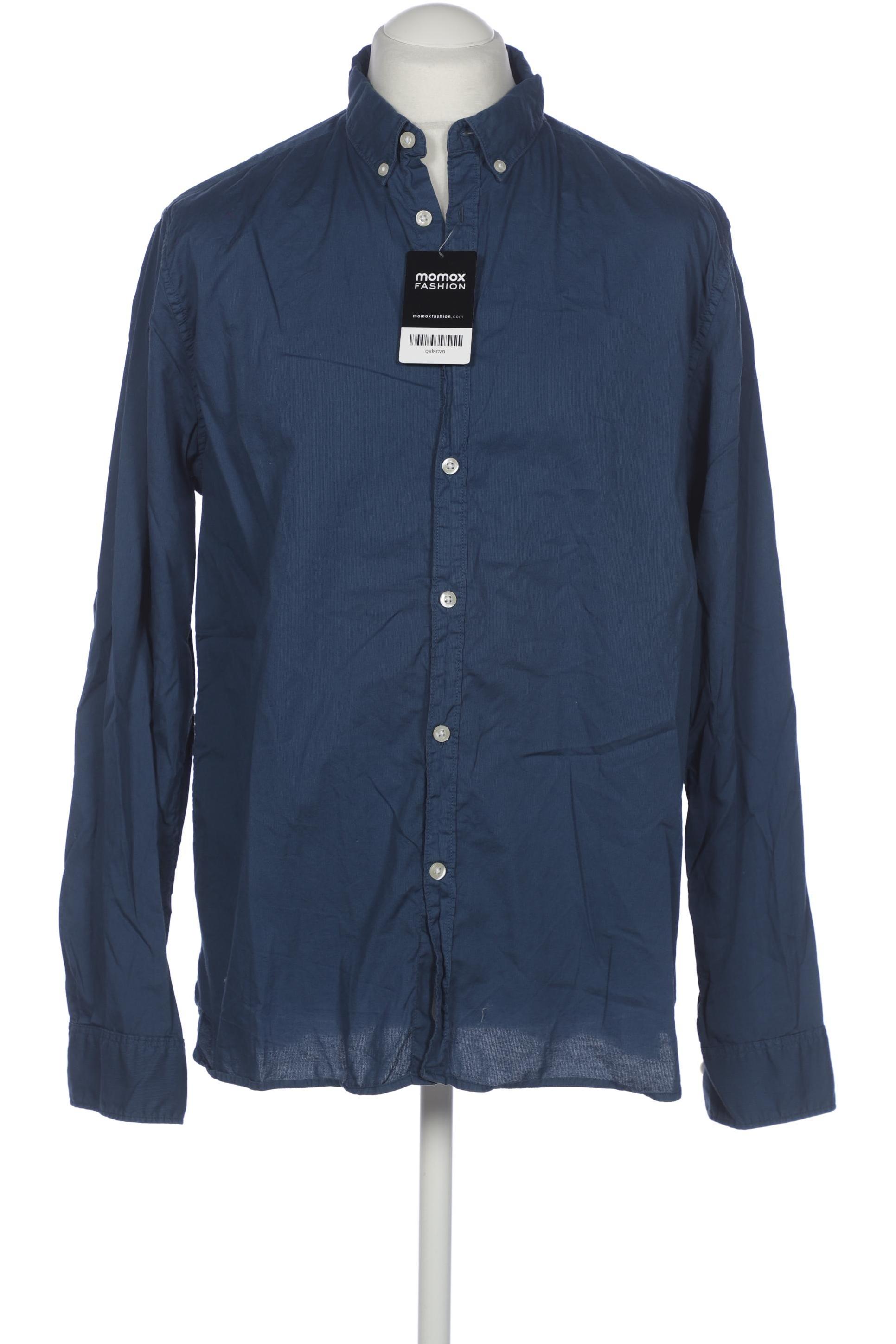 

Knowledge Cotton Apparel Herren Hemd, blau, Gr. 54