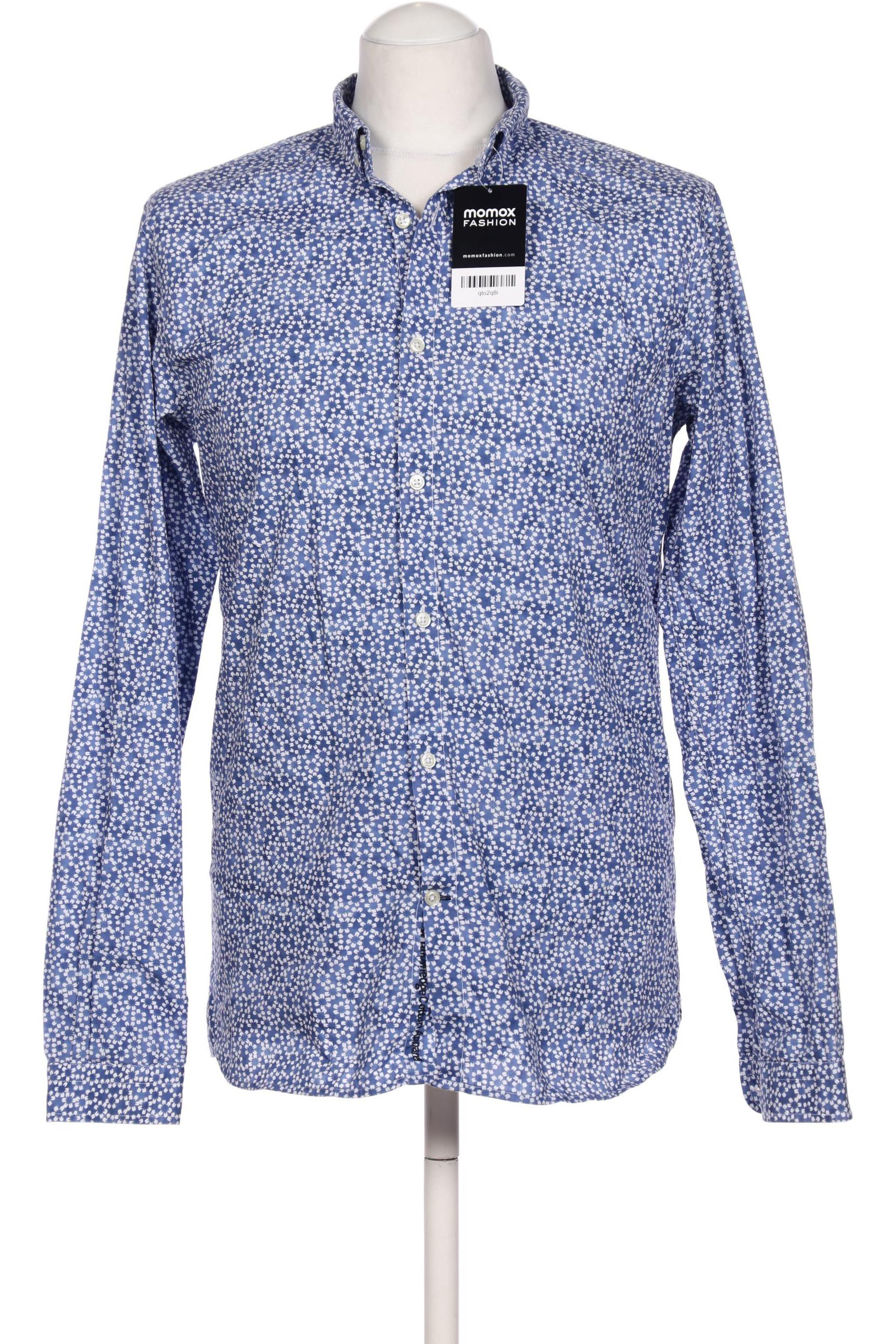 

Knowledge Cotton Apparel Herren Hemd, blau, Gr. 48