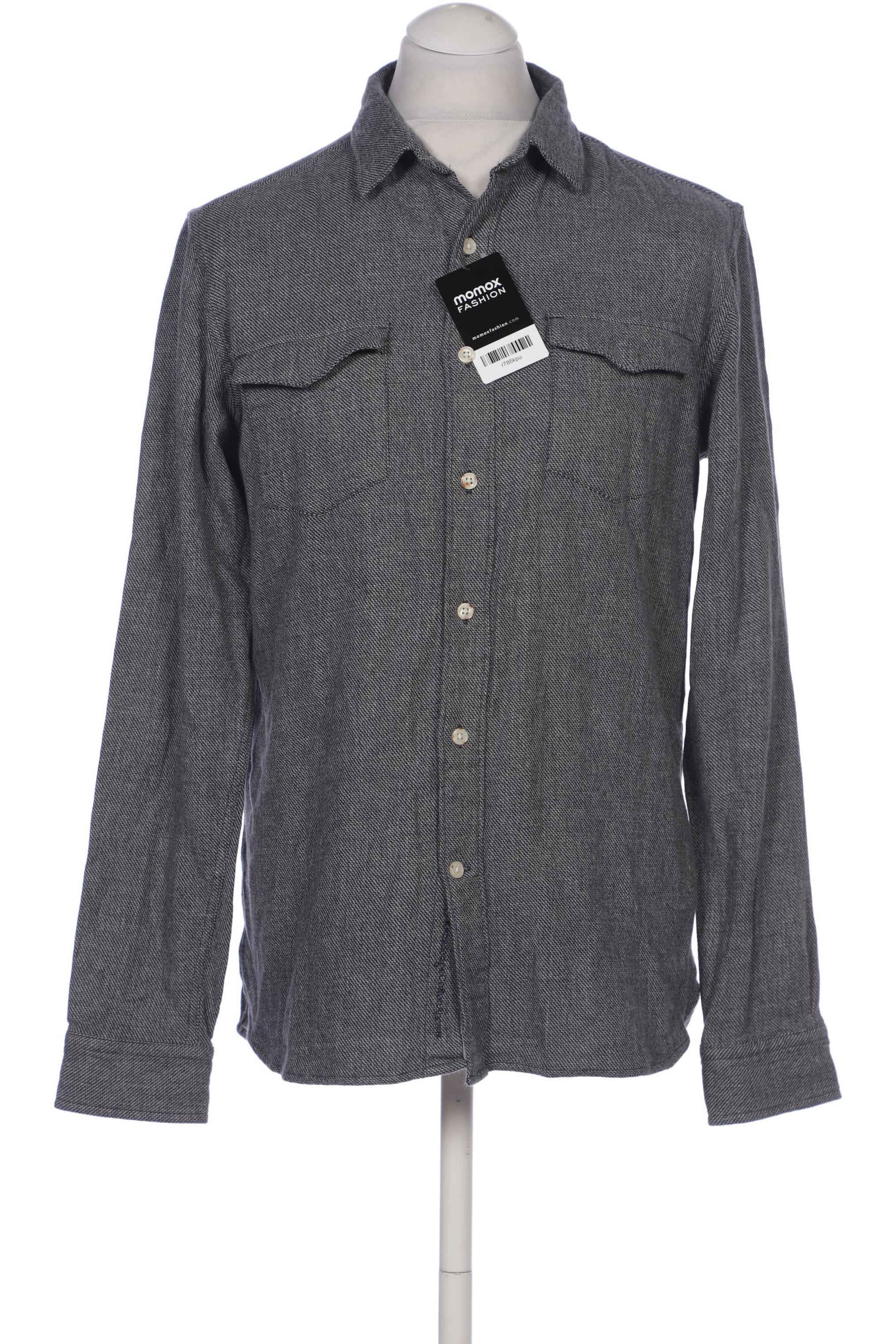 

Knowledge Cotton Apparel Herren Hemd, grau, Gr. 52