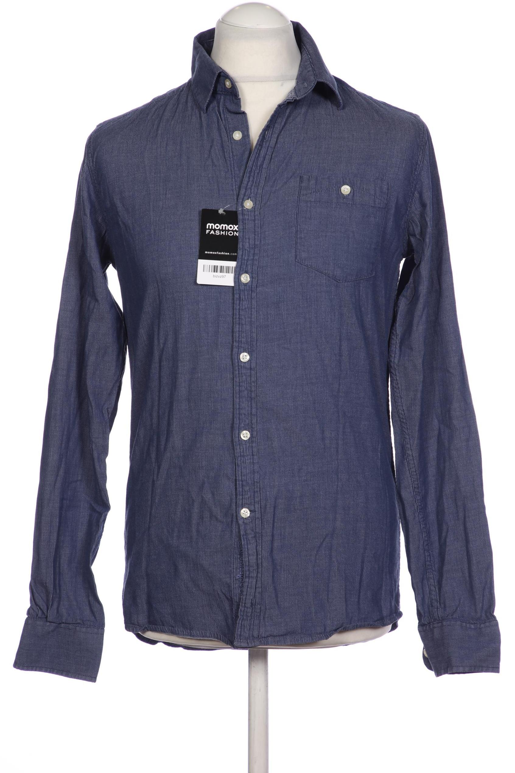 

Knowledge Cotton Apparel Herren Hemd, blau, Gr. 48