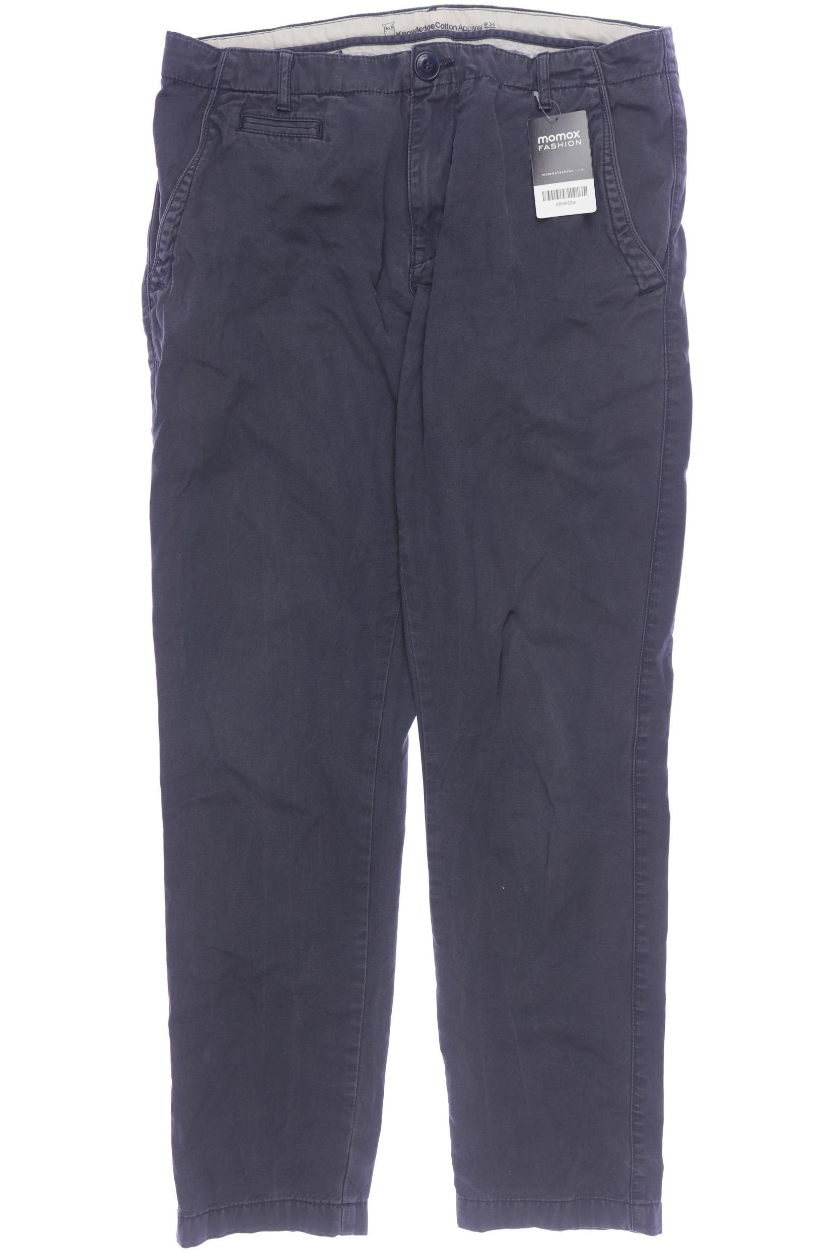 

Knowledge Cotton Apparel Herren Stoffhose, marineblau, Gr. 34