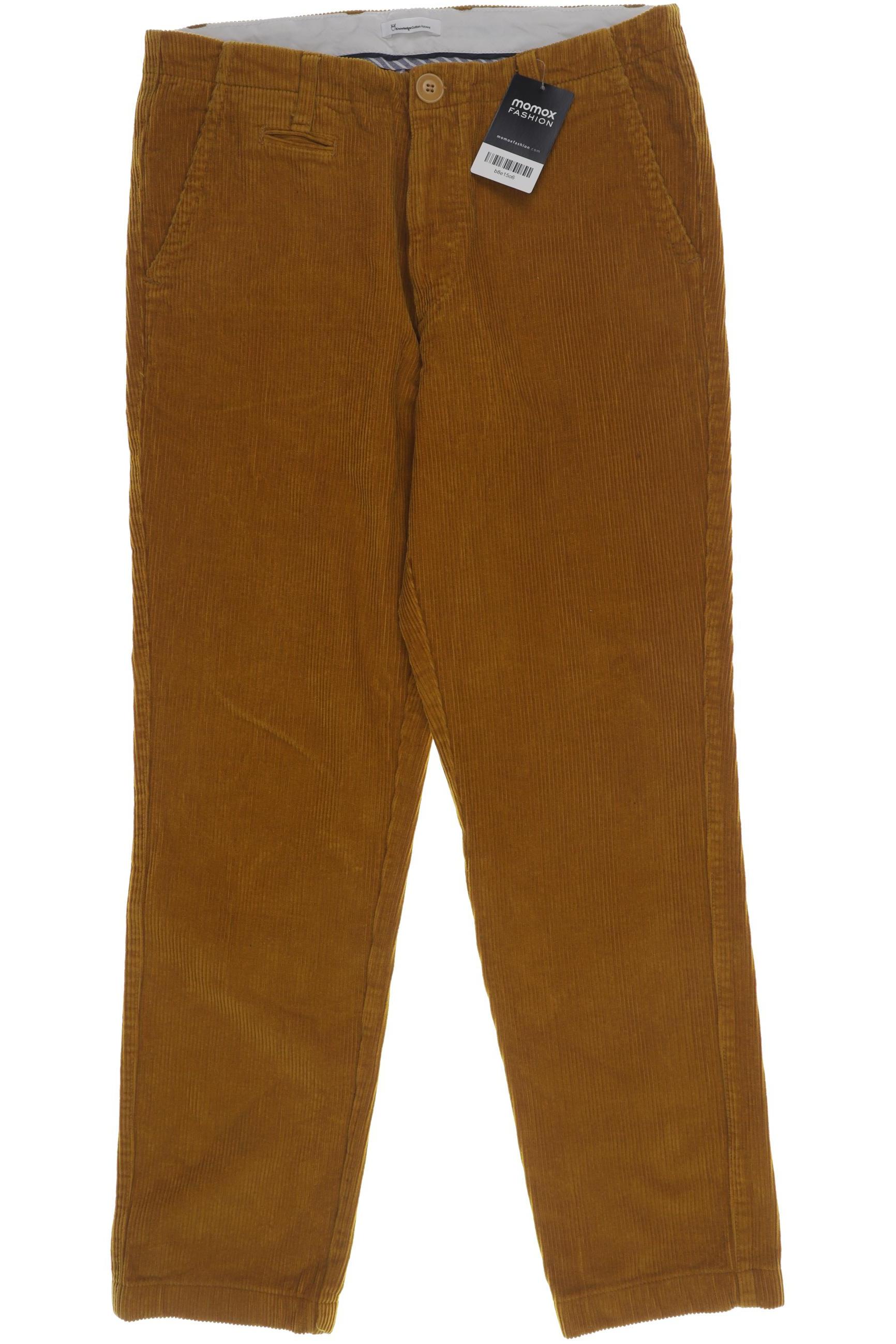 

Knowledge Cotton Apparel Herren Stoffhose, orange, Gr. 30