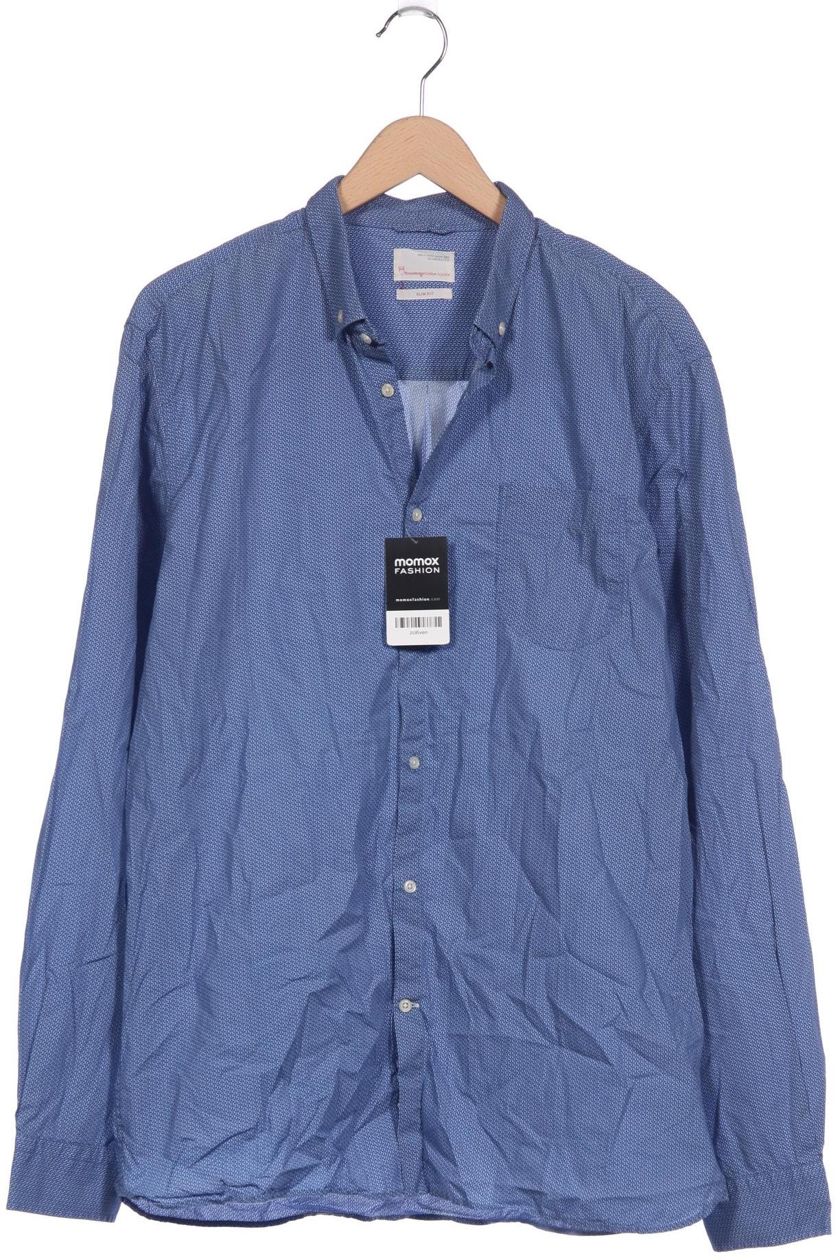 

Knowledge Cotton Apparel Herren Hemd, blau, Gr. 56