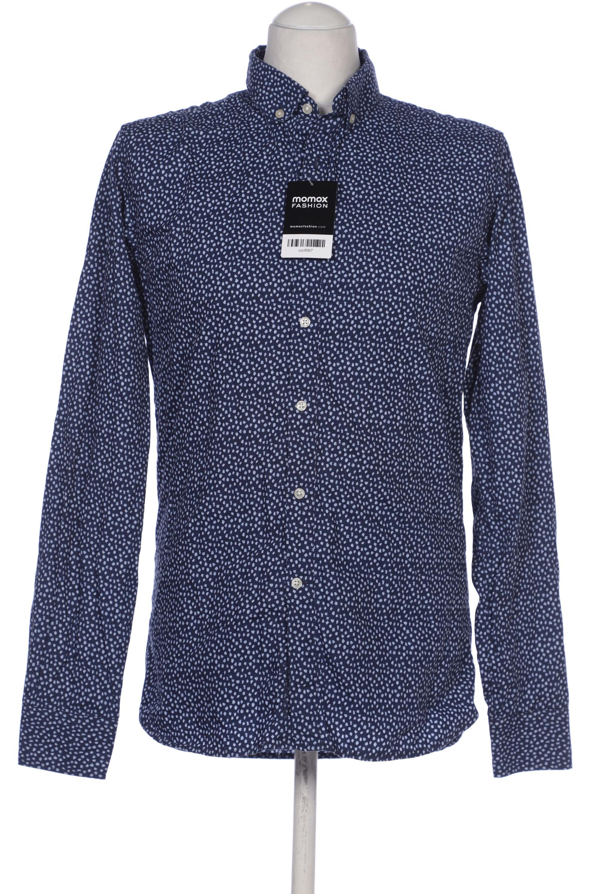 

Knowledge Cotton Apparel Herren Hemd, blau, Gr. 48
