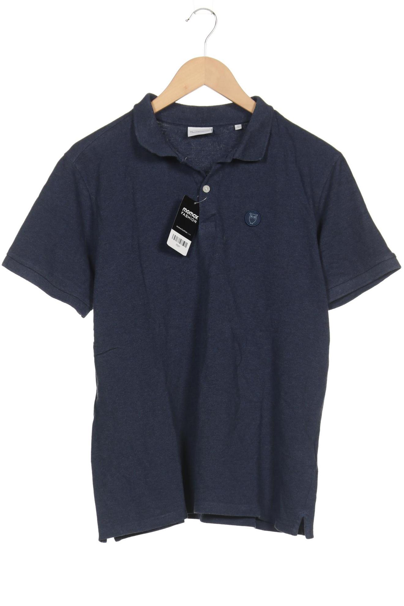 

Knowledge Cotton Apparel Herren Poloshirt, marineblau