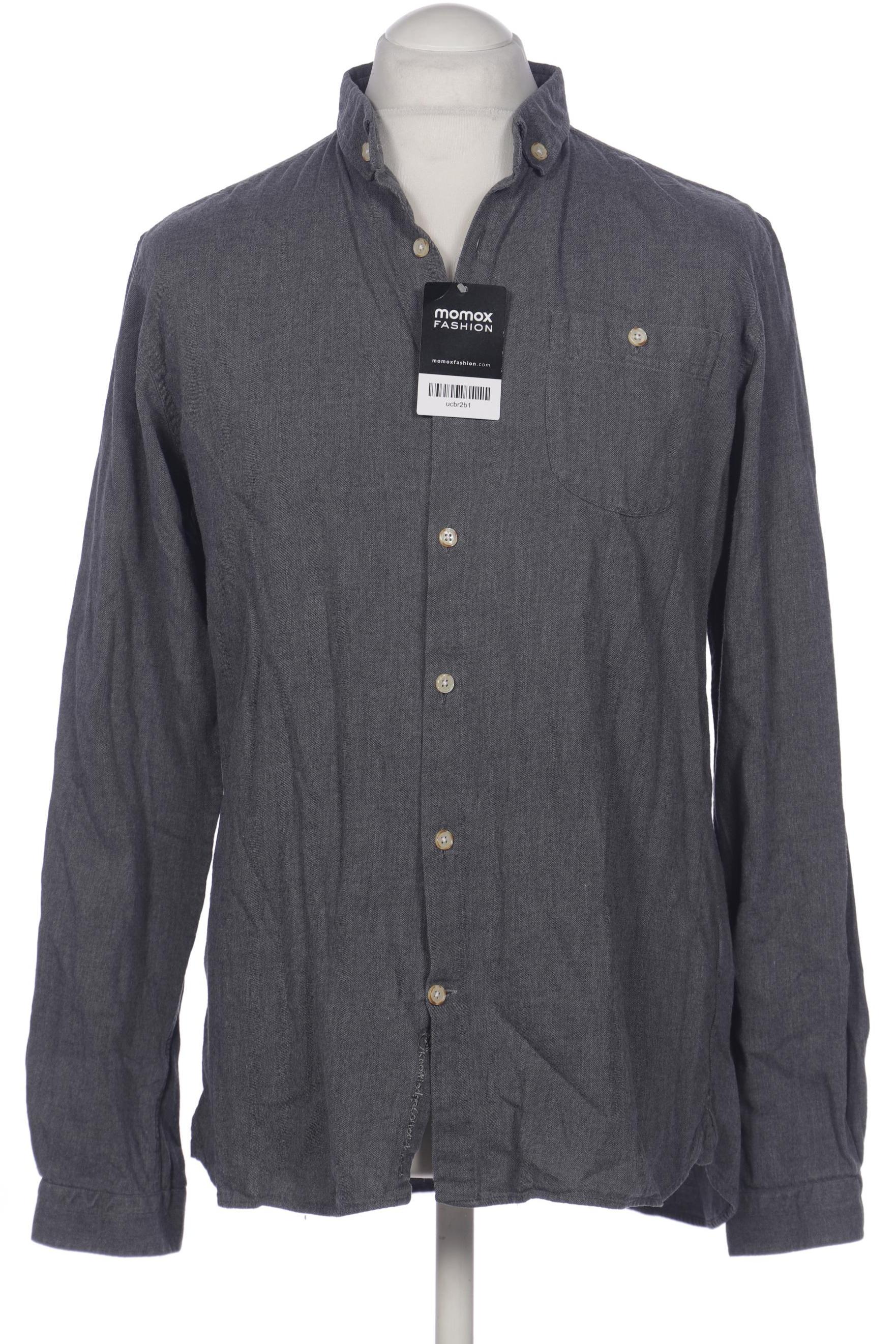 

Knowledge Cotton Apparel Herren Hemd, grau, Gr. 52