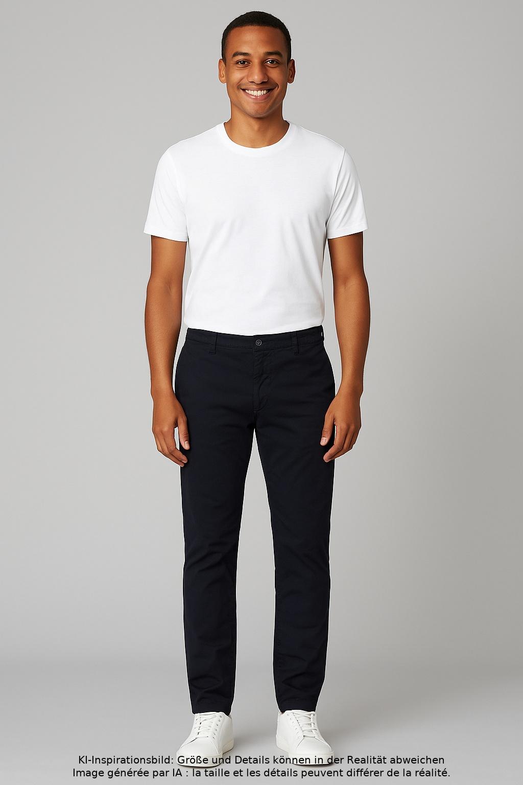 

Knowledge Cotton Apparel Herren Stoffhose, marineblau, Gr. 30