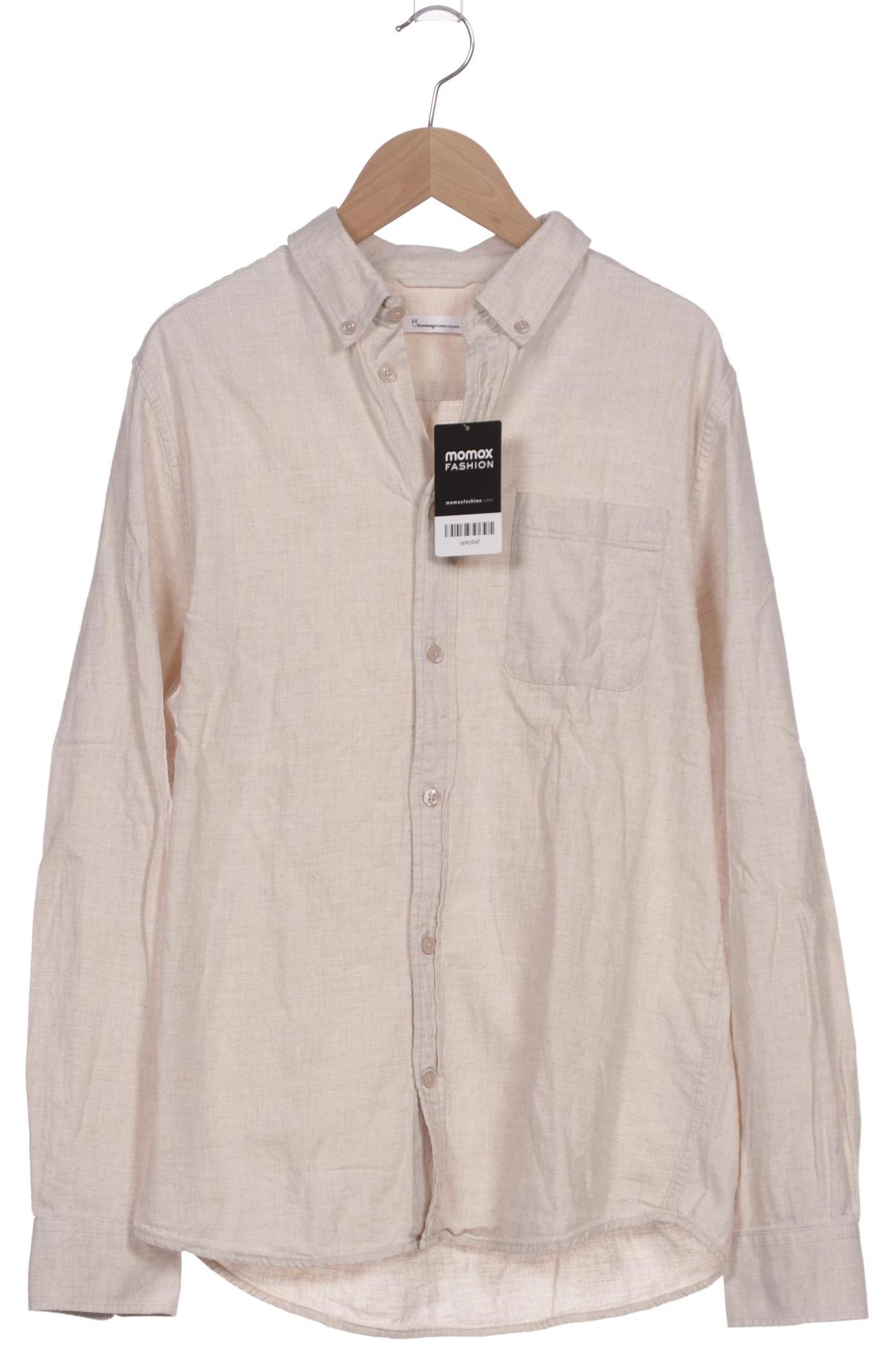 

Knowledge Cotton Apparel Herren Hemd, beige, Gr. 46