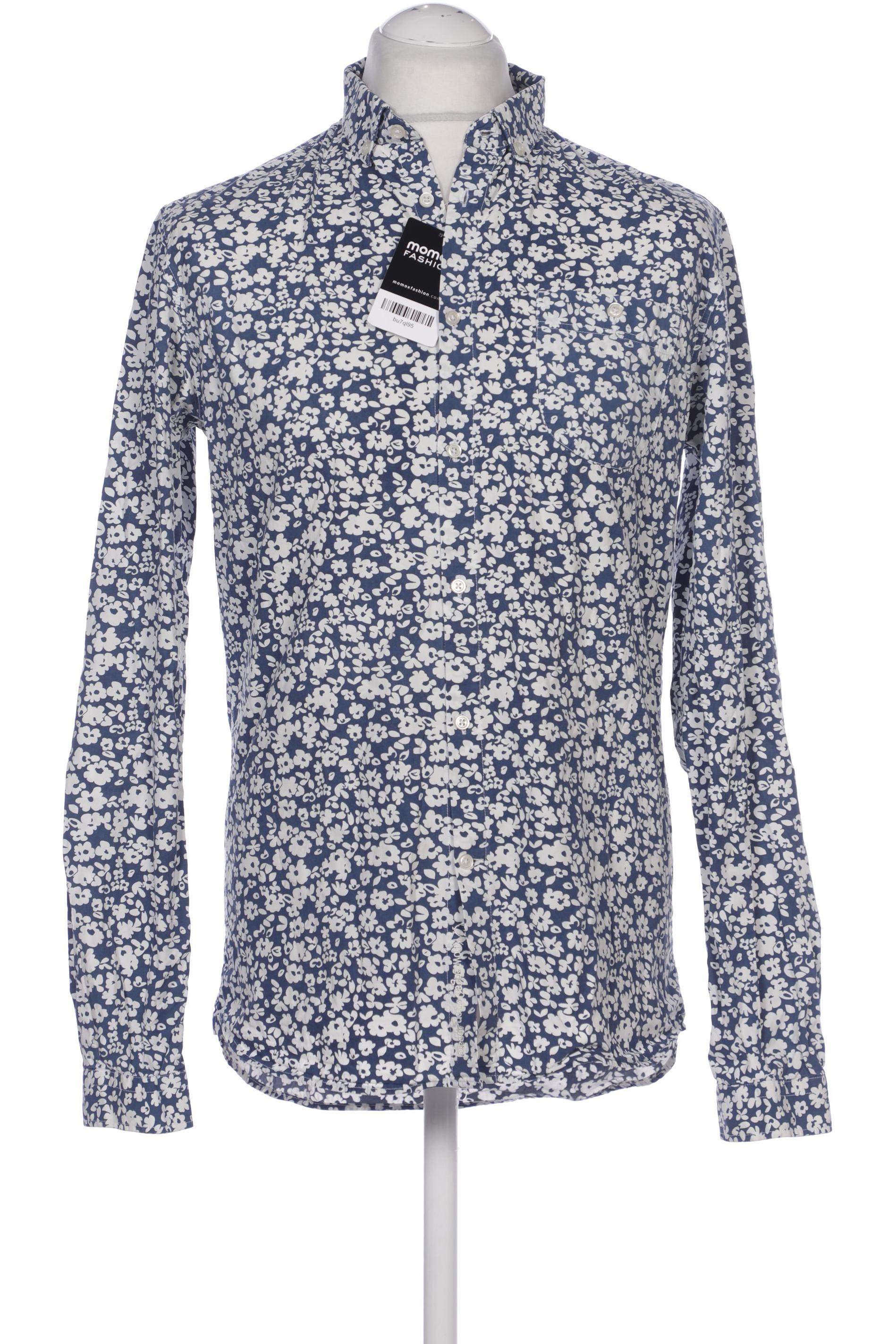

Knowledge Cotton Apparel Herren Hemd, blau, Gr. 52