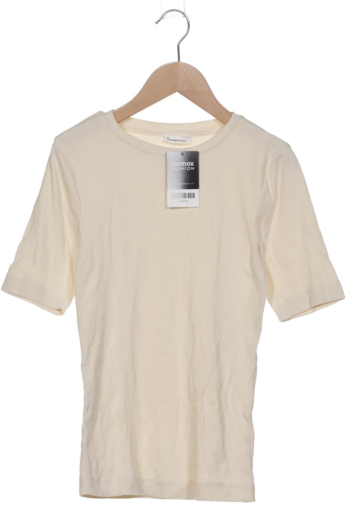 

Knowledge Cotton Apparel Damen T-Shirt, cremeweiß, Gr. 36