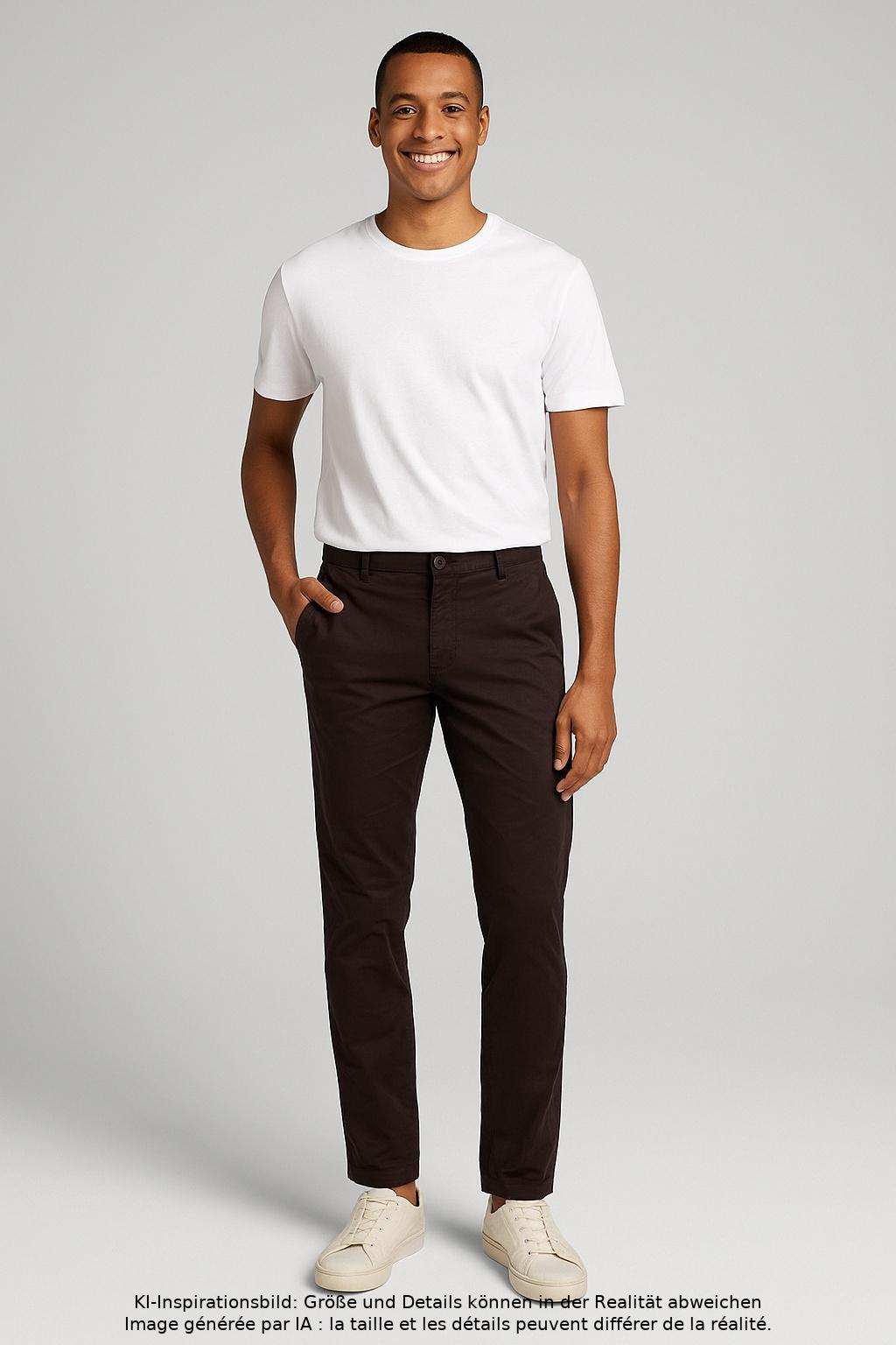 

Knowledge Cotton Apparel Herren Stoffhose, braun, Gr. 30