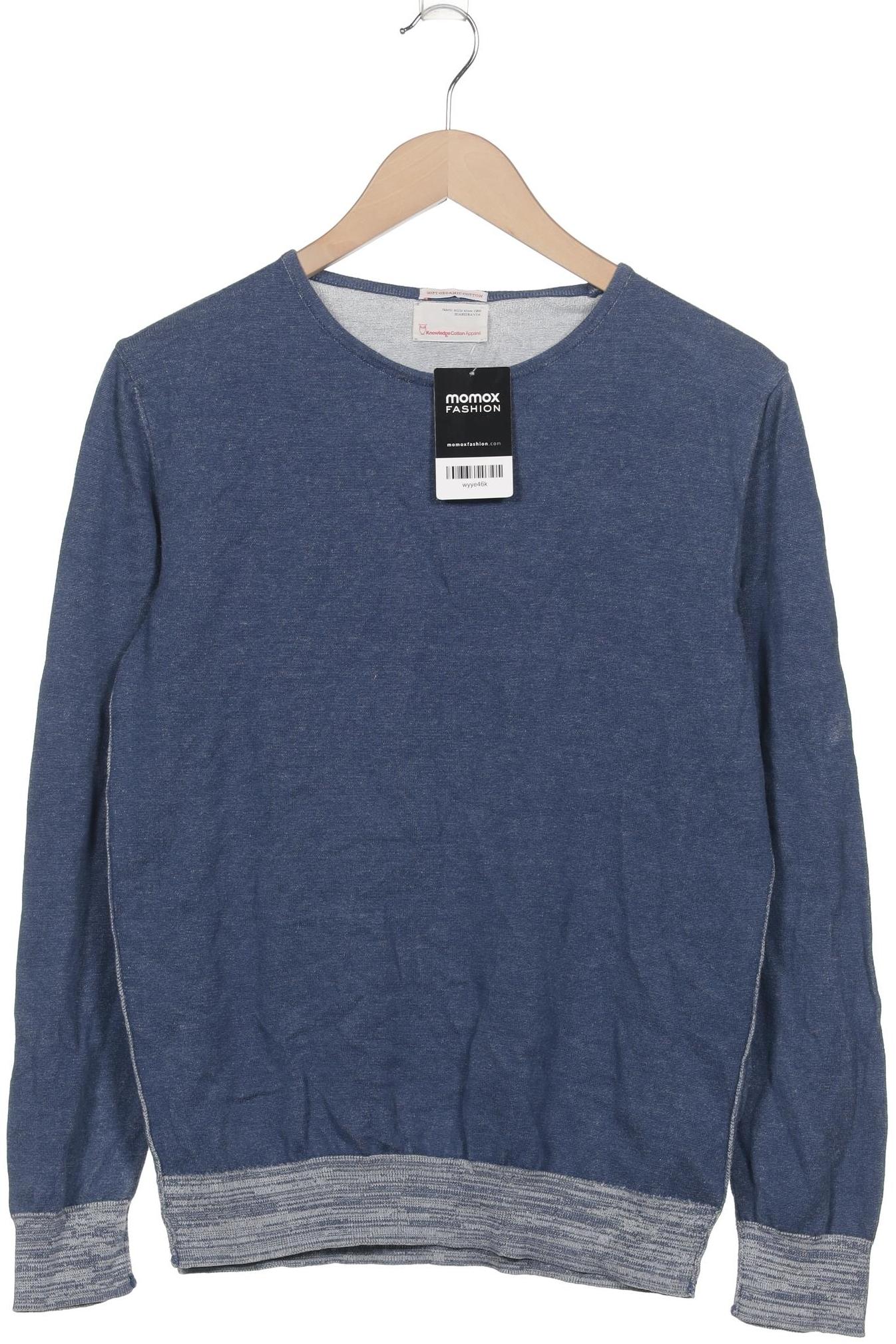 

Knowledge Cotton Apparel Damen Langarmshirt, blau, Gr. 38