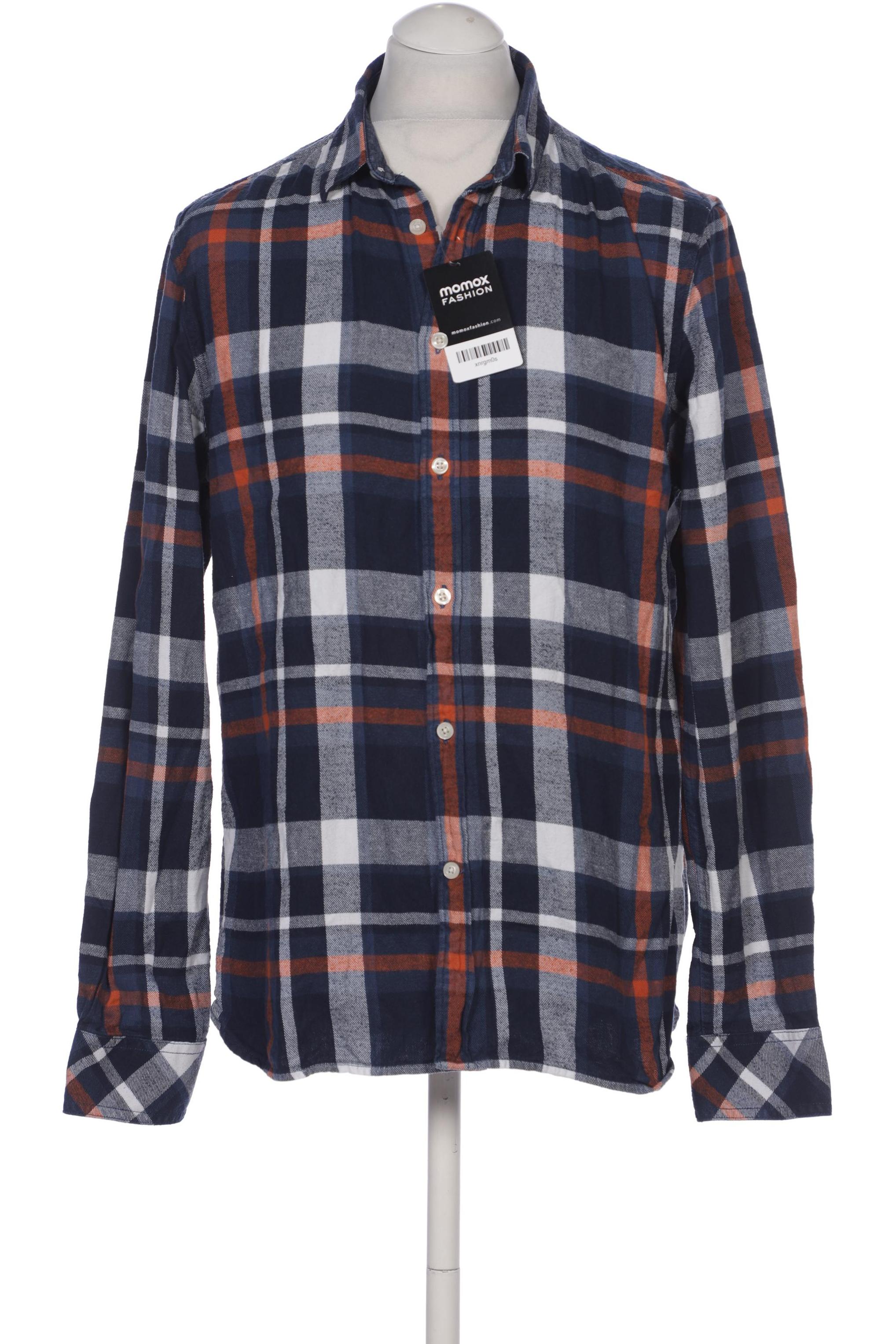 

Knowledge Cotton Apparel Herren Hemd, marineblau, Gr. 52