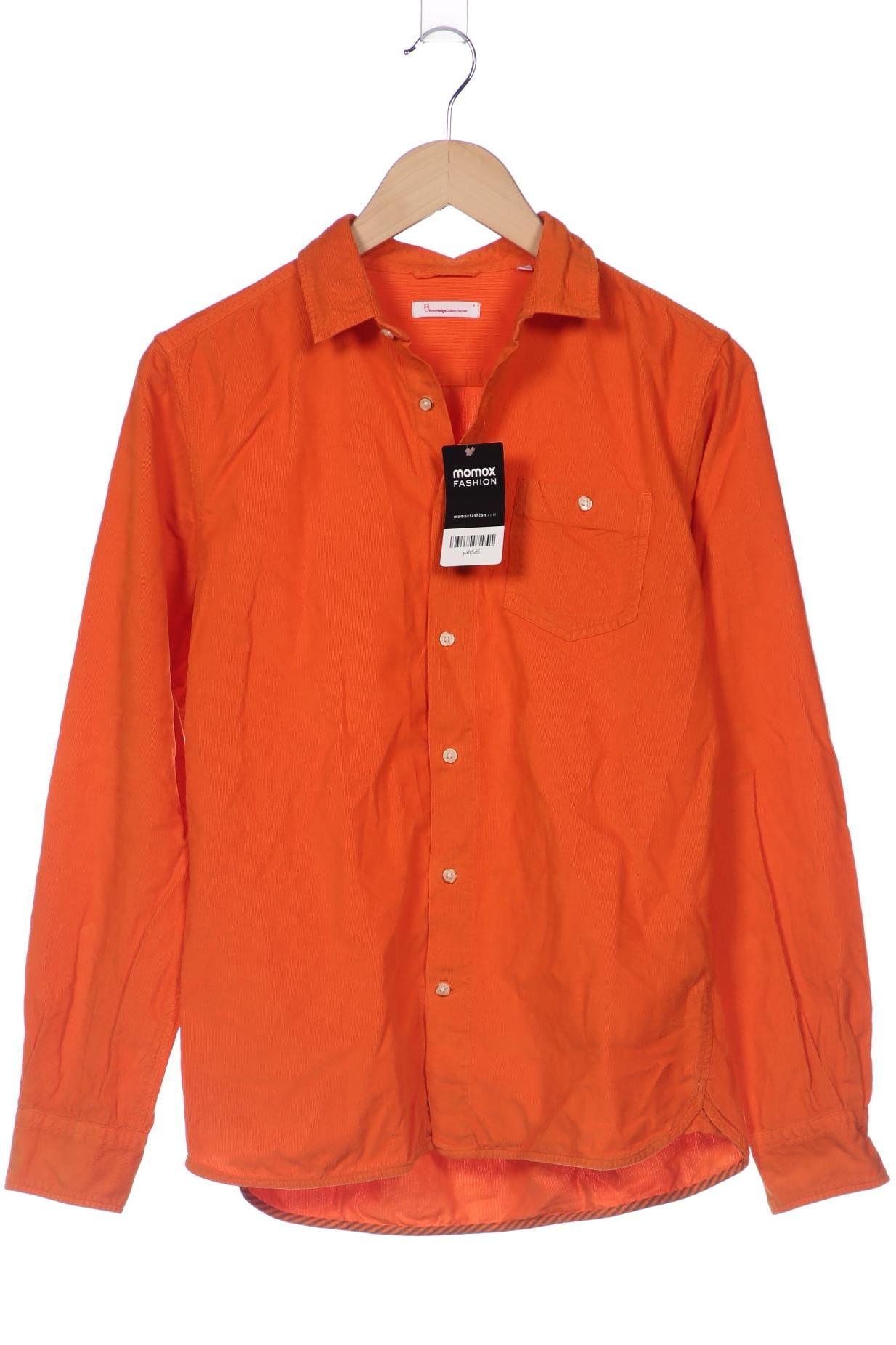 

Knowledge Cotton Apparel Herren Hemd, orange, Gr. 46