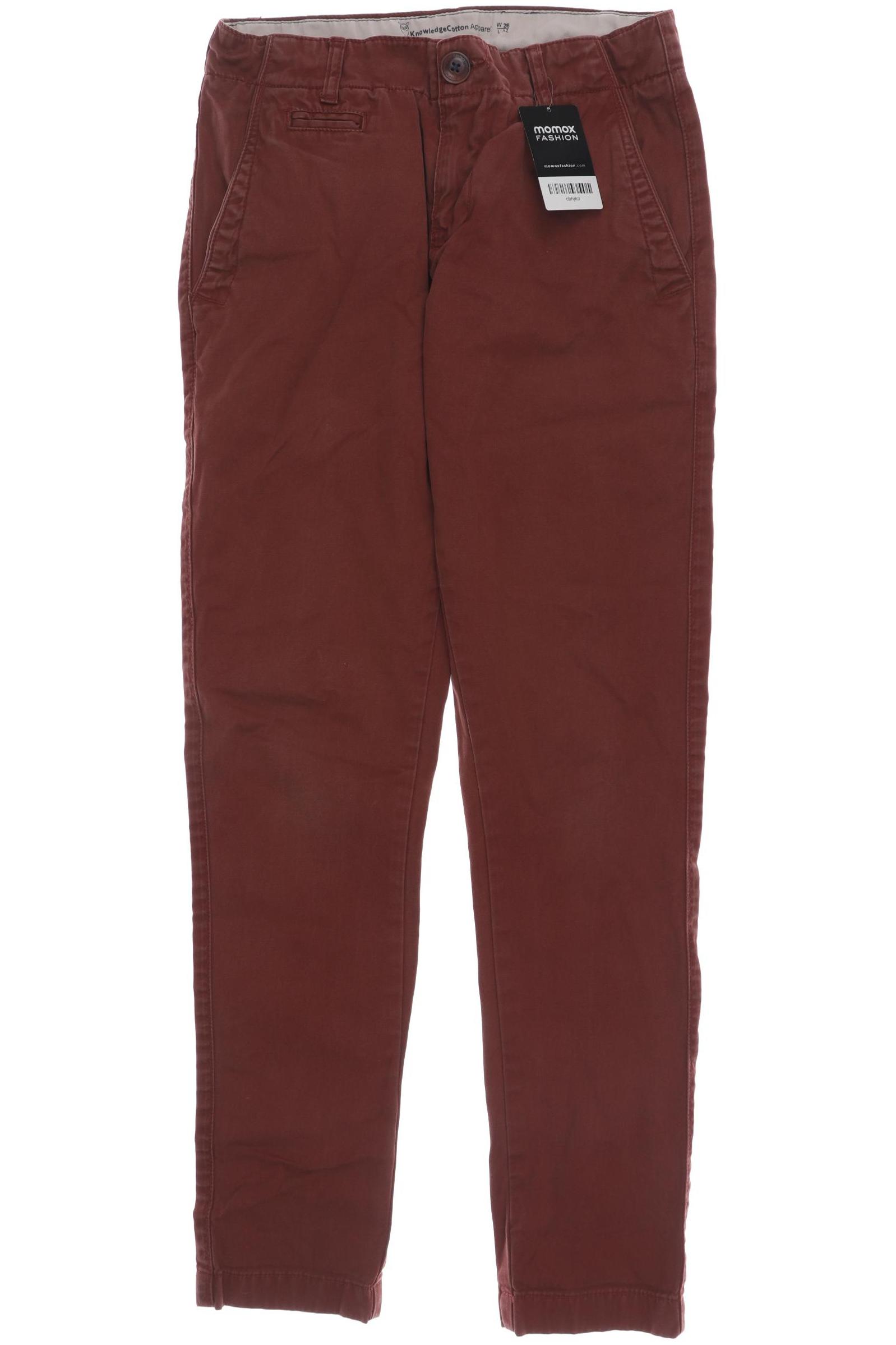 

Knowledge Cotton Apparel Herren Stoffhose, rot, Gr. 28