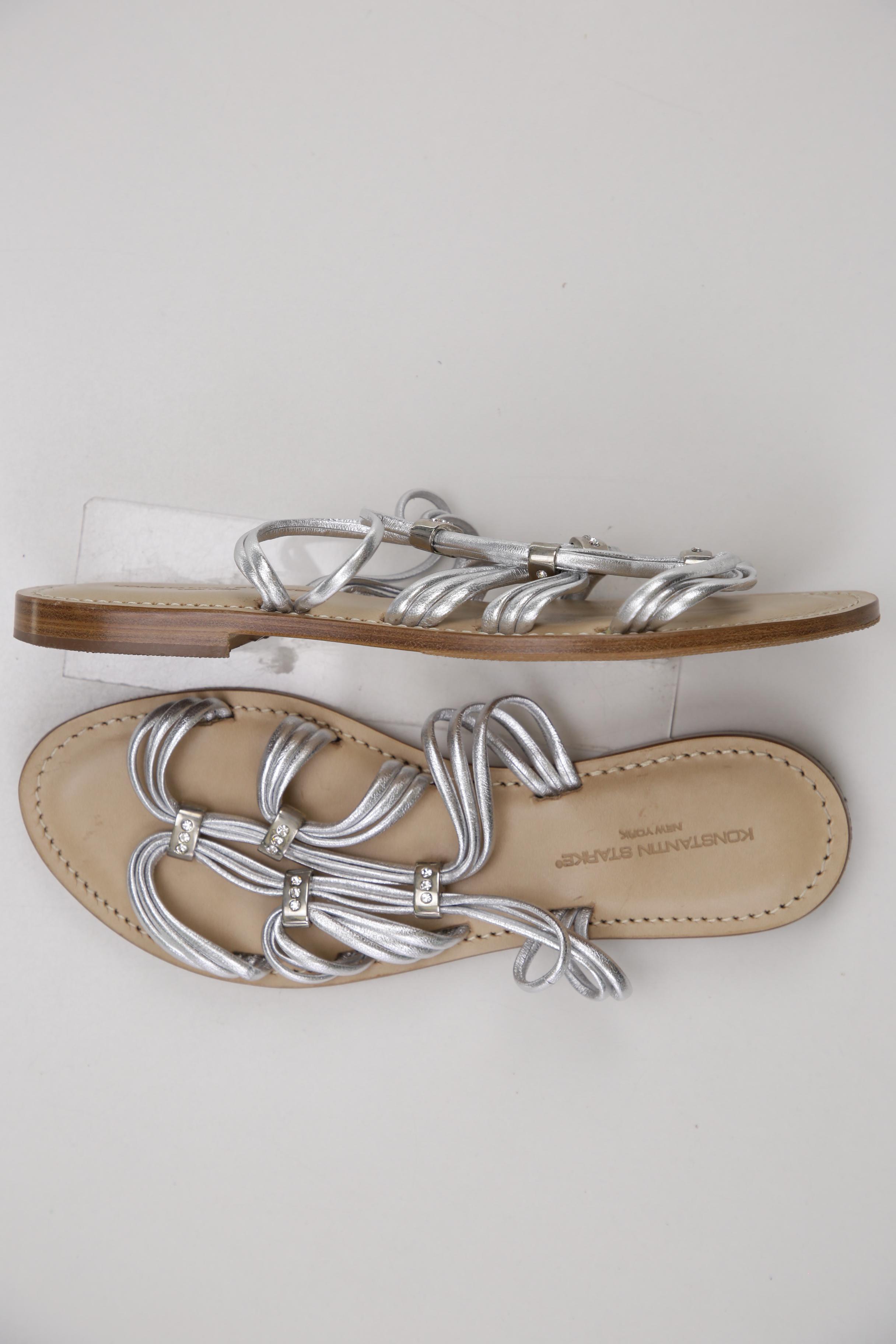 

Konstantin Starke Damen Sandale, silber, Gr. 42