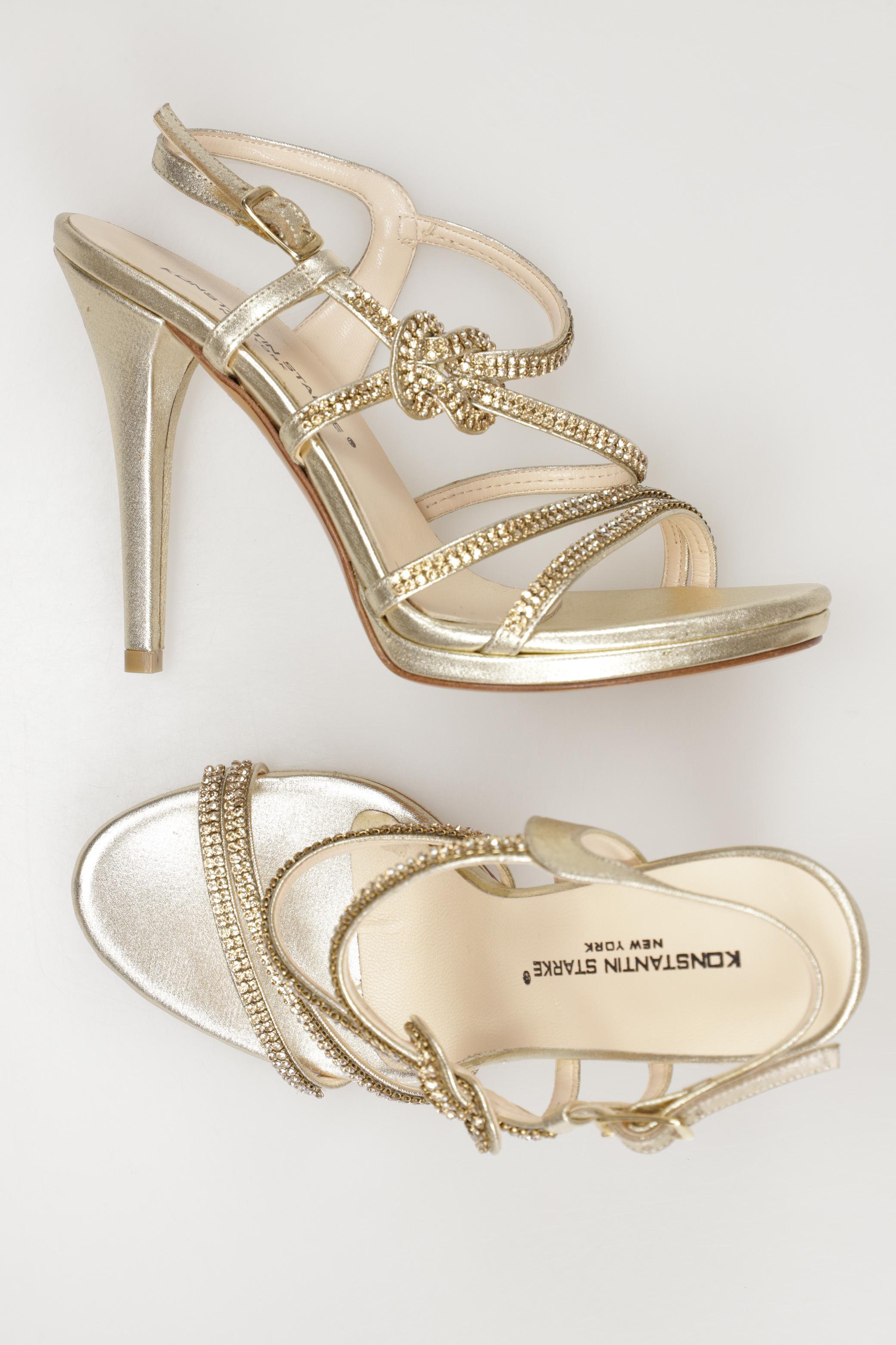 

Konstantin Starke Damen Sandale, gold, Gr. 37