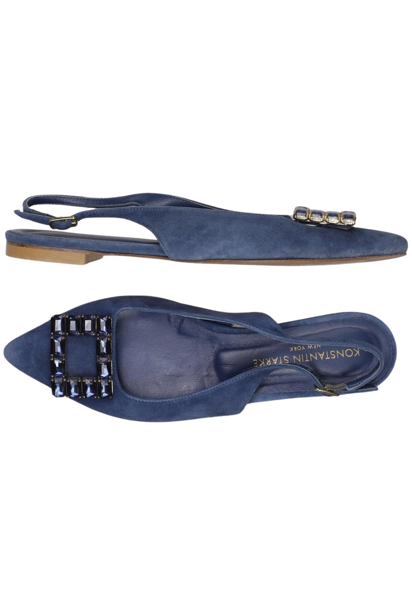 

Konstantin Starke Damen Sandale, blau, Gr. 38